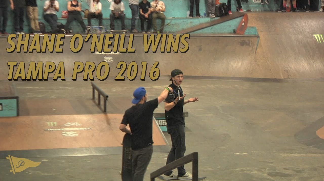 ► Subscribe to Primitive Skate: http://bit.ly/prmtvsub<br />Here is Shane O'Neill'sl run from the finals that won him first place at Tampa Pro 2016 Street League Skateboarding. Filmed by: Kevin Perez.<br /><br />► Follow us:<br />Snapchat: http://snapchat.com/add/primitiveskate1<br />Instagram: http://instagram.com/primitiveskate<br />Facebook: http://fb.com/primitiveskate<br />Twitter: http://twitter.com/prod84<br /><br />► Shop:<br />http://primitiveskate.com