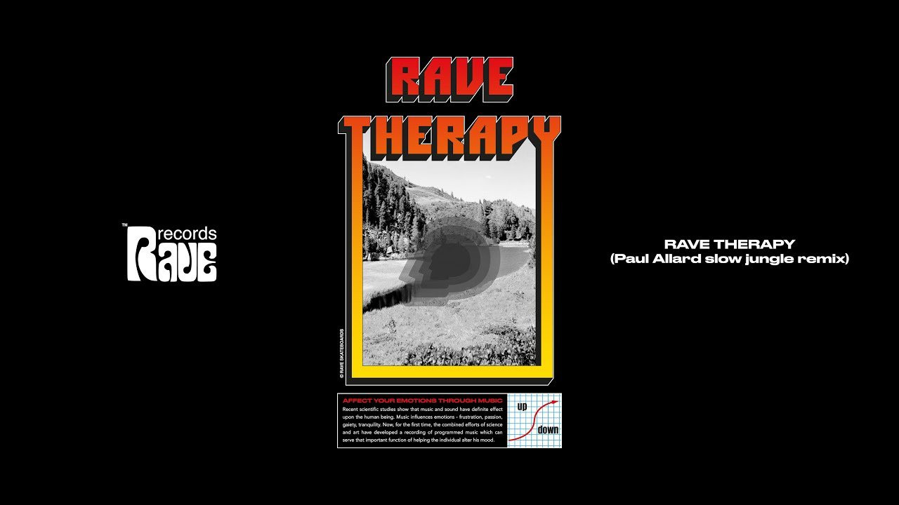 RAVE Therapy is a music EP composed of an eponymous track recorded by Nicolas Malinowsky and Clara Cappagli (Agar Agar). The inspiration behind all this finds root at the crossroads of introspection, sophrology and meditation. The second track of the EP is a modular version offered by Paul Allard, tweaked up by Nicolas in a slow jungle type of way, boosting progressively your inner excitation until you reach a critical dancefloor fomo.<br /><br />Subscribe to our Youtube channel : https://www.youtube.com/c/RAVESKATEBOARDS<br />----------------------<br />https://raveskateboards.com/collections/rave-skateboards-fw21-season