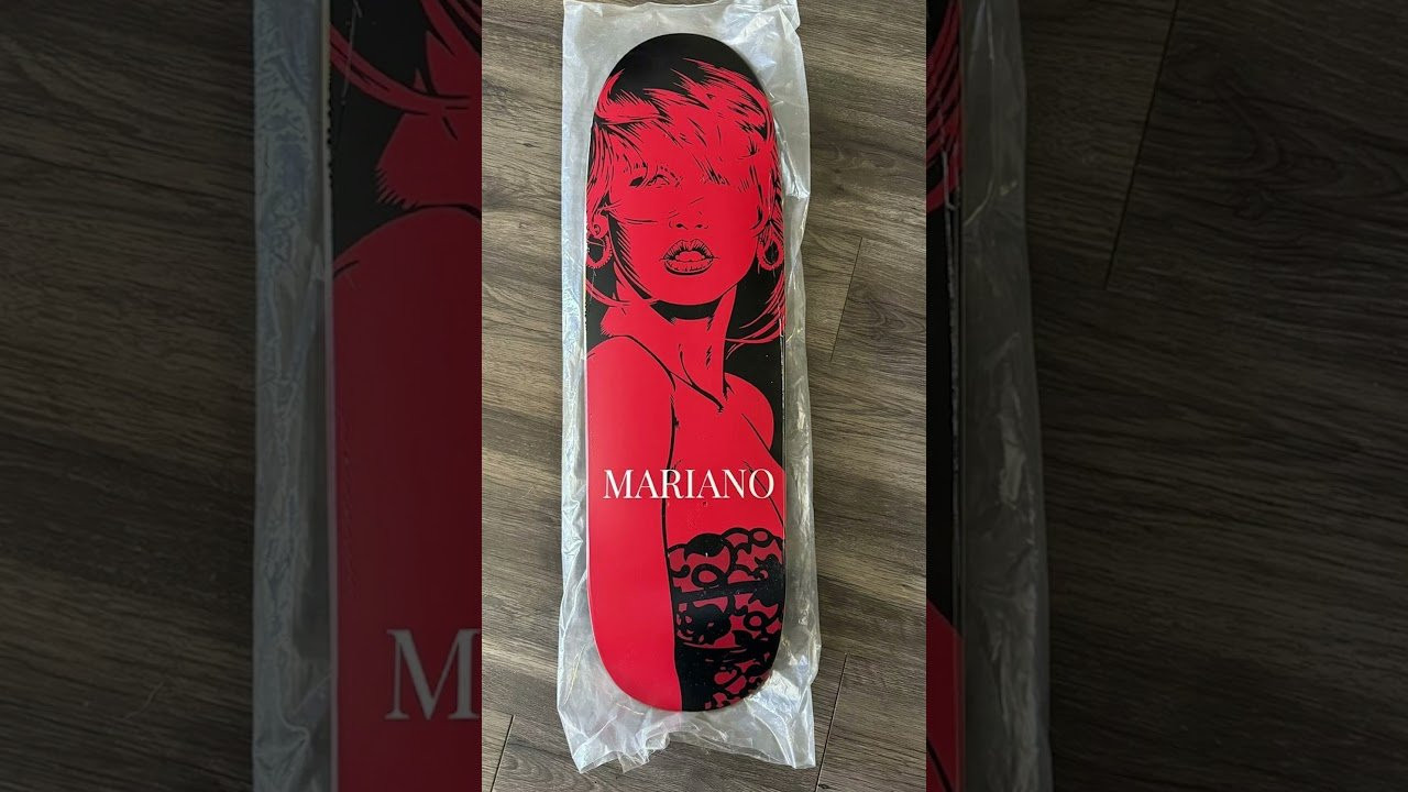 Nicole's board is based off of Guy's first pro board, except it's not Claudia. Who do you think it is?