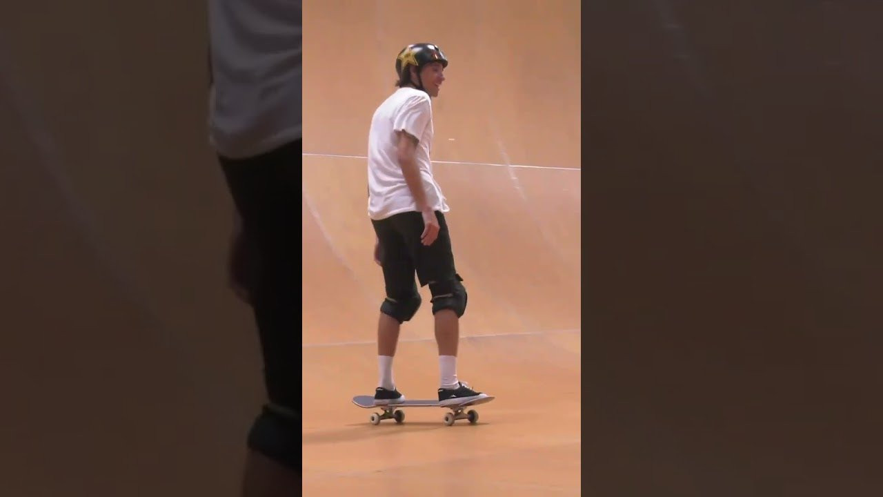 Imagine the feeling of rolling away from a vert NBD… Jimmy Wilkins puts down the first ever No-Grab Frontside 540 in Tony Hawks ramp!<br /><br />#jimmywilkins #realskateboards #frontside540 #vertskatebarding #tonyhawk