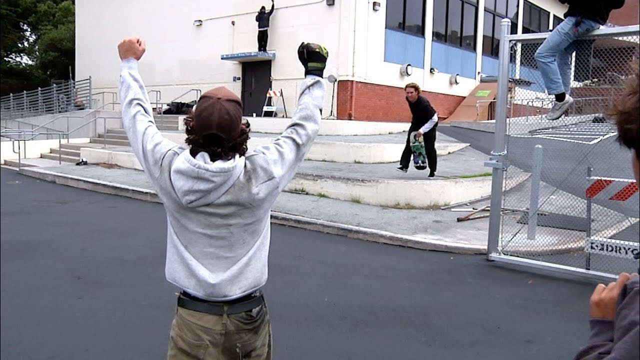 The unforgiving 4 block at the Wallenberg school in SF has been one of skateboardings most iconic proving grounds for decades… Gonz' Ollie, Frank's Kickflip, Reynold's Backside Flip… every skater who manages to put down an NBD adds their own mark in the concrete forever. This time it was Toby’s turn. See the behind the scenes footage from the Nollie Backside Flip that put him on the map.