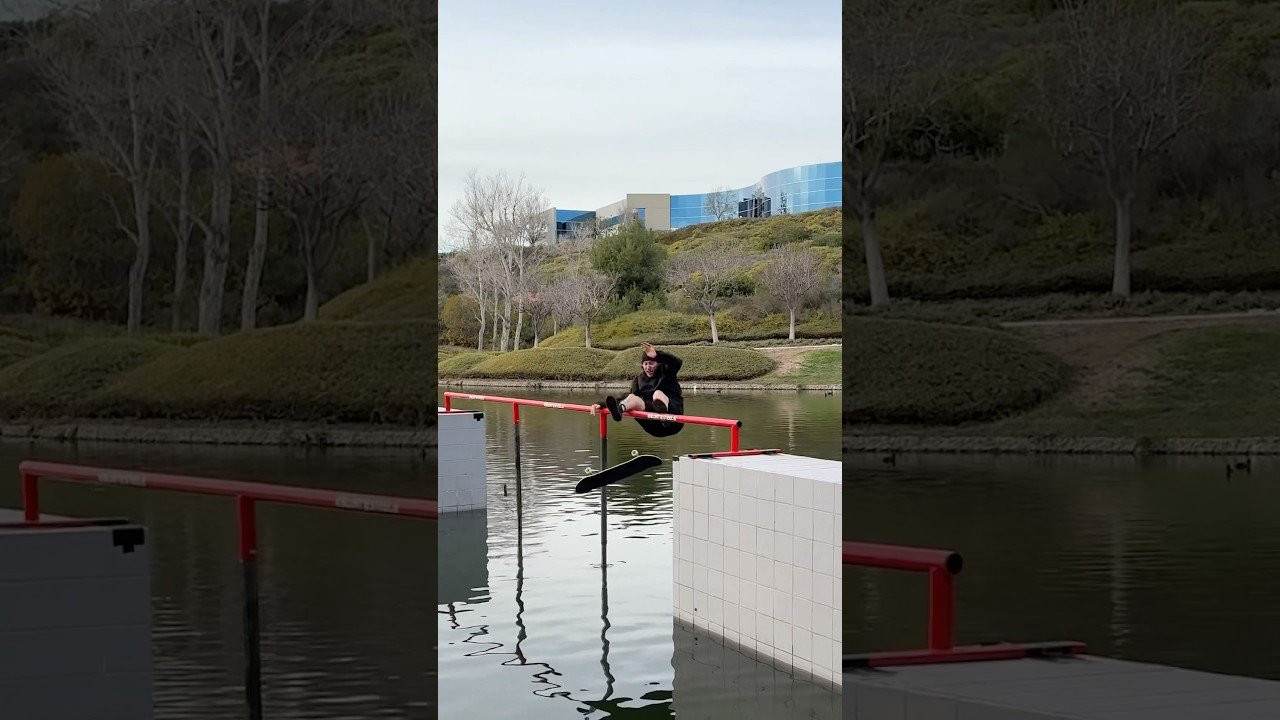 💦 Skating a rail across a water gap?! Yup that's one of the crazy things the @DernBrothers do! Get to know them in an all-new episode of Madars Apse Skate Tales now playing on our YouTube! #skatetales