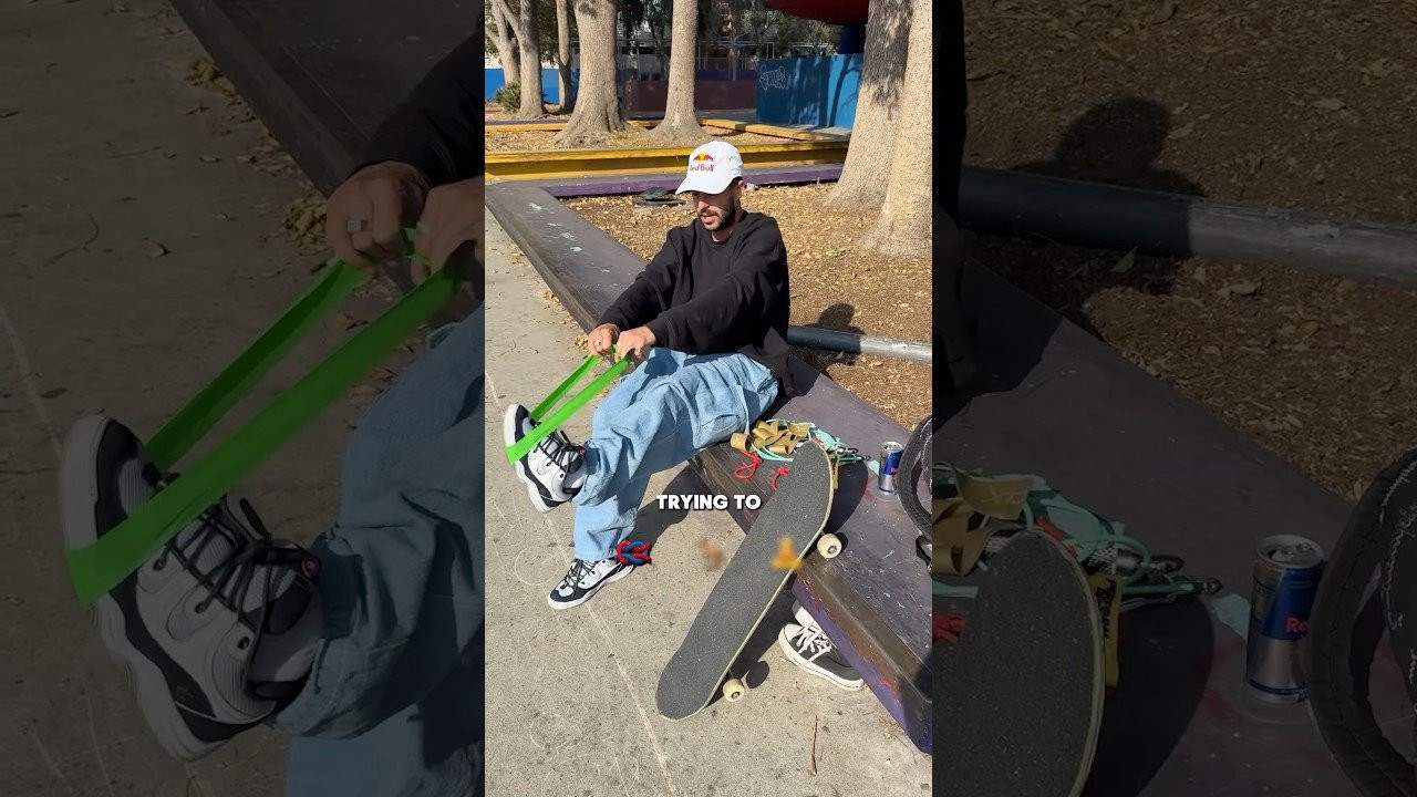 TJ Rogers shows us how he stays on top of his flexibility game wherever the skateboarding road takes him! #skateboarding