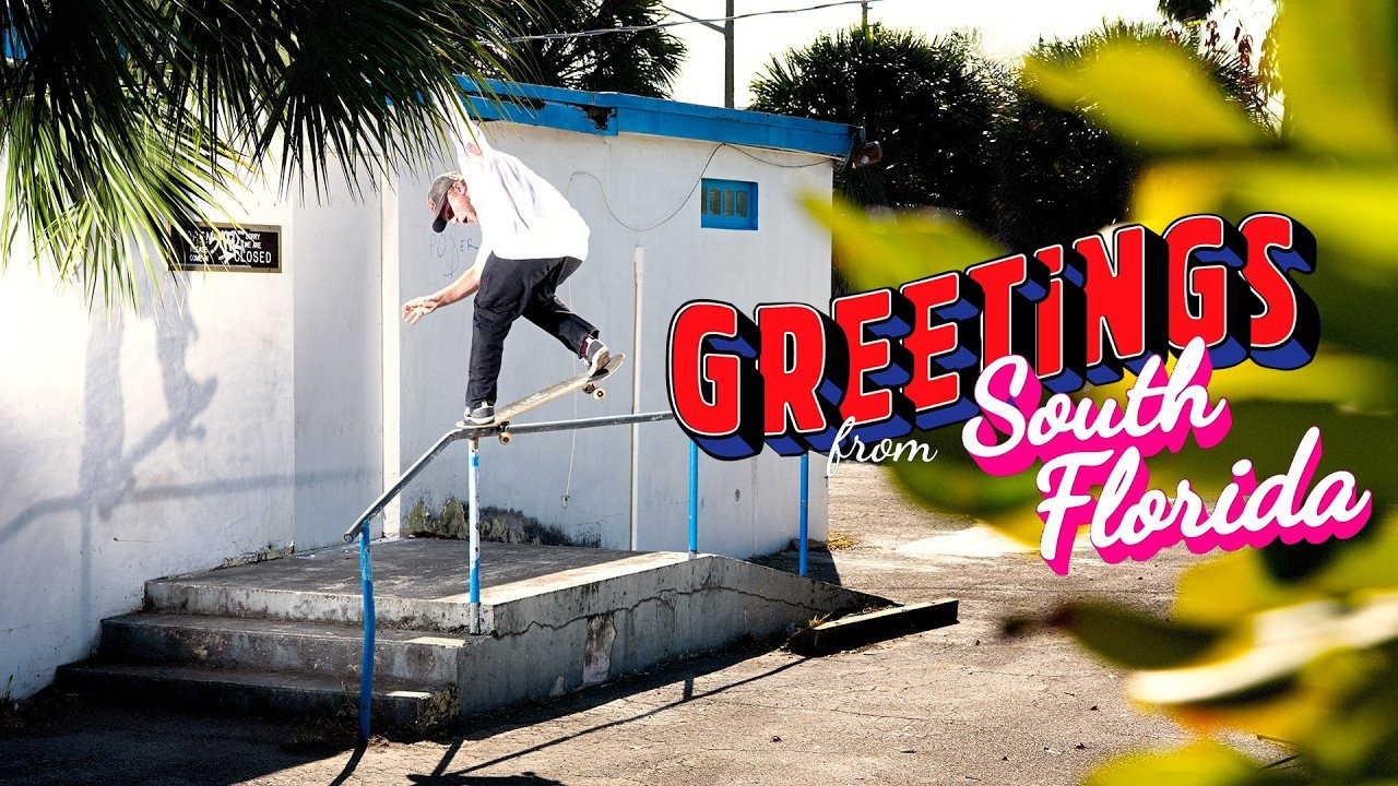 The South Florida skate scene runs deep with history, talent, and community spirit, and today there are generations of pro skateboarders who proudly call it home. From Skatepark of Tampa to Miami's Lot 11 to crusty DIYs dotting the coast, plus all the legendary street spots everywhere you look — the place is a certified skate destination on the map. Ask Jamie Foy, Zion Wright, or Alex Sorgente; the Sunshine State's skate spotlight is bright.<br /> <br />No love letter to Florida’s impact on skateboarding can be complete without a stop by SPoT, where Brian Schaefer and crew welcome the skateboarding world for its industry-shaping Tampa Pro and Tampa Am contests. SPoT lifer Paul Zitzer breaks down the lore of all the legends created there over the years for us, including that of '07 Tampa Am champ Felipe Gustavo.<br /> <br />We meet Nick Katz of Andrew Skateshop, who together with pro skateboarder Danny Fuenzalida started Skate Free and created Lot 11 underneath a downtown Miami freeway. Then there's Tyler Coffman and the local crews keeping it dangerous on the outskirts, building (and re-building) Bum Park, South Florida's finest DIY.<br /> <br />Featuring Joel Meinholz, Pedro Delfino, Ryan Clements, Tyler Bamdas, Phil Hajal, and more, enjoy this core tour of the vibrant South Florida skate community.<br /> <br />Check out other episodes of "Greetings From:" on Red Bull TV: https://www.redbull.com/int-en/shows/greetings-from<br /><br />#skateboarding #greetingsfrom #southflorida<br /><br />►Subscribe to the Red Bull Skateboarding on YouTube: https://www.youtube.com/@UCf9ZbGG906ADVVtNMgctVrA <br /><br />Red Bull Skateboarding on Facebook: https://www.facebook.com/RedBullSkateboarding/<br /><br />Red Bull Skateboarding on Instagram: https://www.instagram.com/redbullskate/<br /><br />Red Bull Skateboarding on Tik Tok: https://www.tiktok.com/@redbullskateboarding<br /><br />Get the FREE Red Bull TV apps for all your devices: https://go.onelink.me/351027264/35a30660