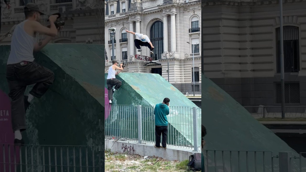 🫡 Covers baby!<br />Jamie Foy crushed it in the streets of Buenos Aires yesterday! #RedBullDropInTour
