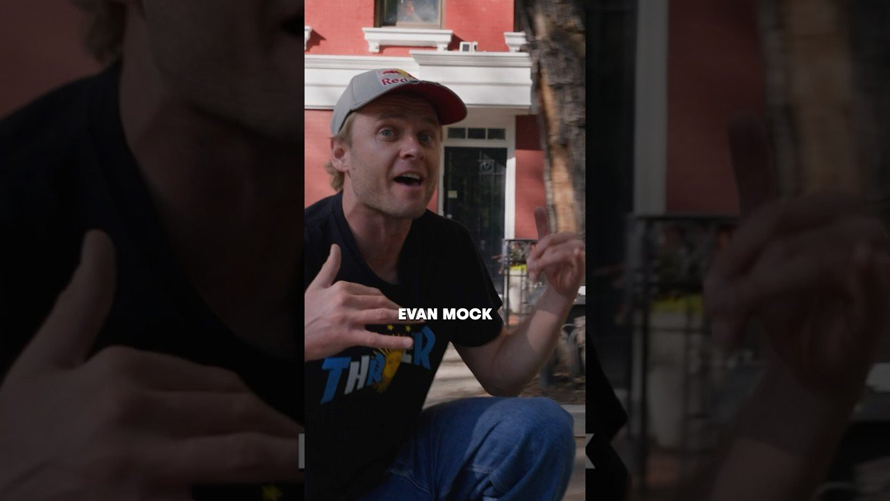 You never know who you will bump into cruising around New York's Lower East Side!<br />#skateboarding