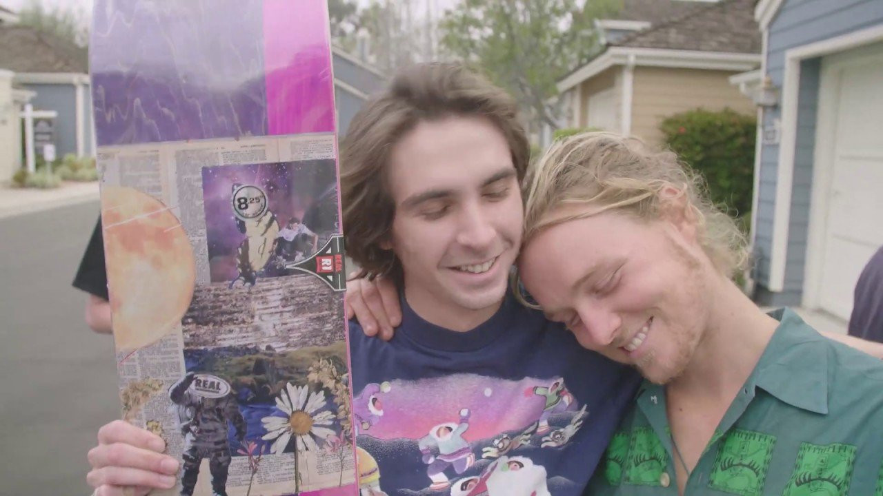 "I feel like I just went pro again!" - Kyle Walker. <br /><br />The Real Team jumped in the van and hit the park before surprising K-Walks with a special guest artist board from his good homie Dakota Hunt. <br /><br />Check out the board and more from the Real crew at http://www.realskateboards.com/