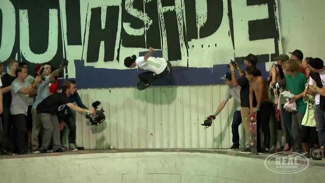 Justin Brock. Ishod Wair. Peter Ramondetta. Ernie Torres. Alex Midler. Johnny Romano Make-A-Wish Skate Jam 2013.<br /><br />Thank you to Southside for Years of Hosting the Johnny Romano Make-A Wish Jam<br />and to every skater who came out to support the Jam and Roll-A-thon.<br /><br />Thank you Skateboarding<br /><br />Roll Forever<br /><br />http://instagram.com/realskateboards<br /><br />https://www.facebook.com/REALSkateboards<br /><br />https://twitter.com/realskateboards