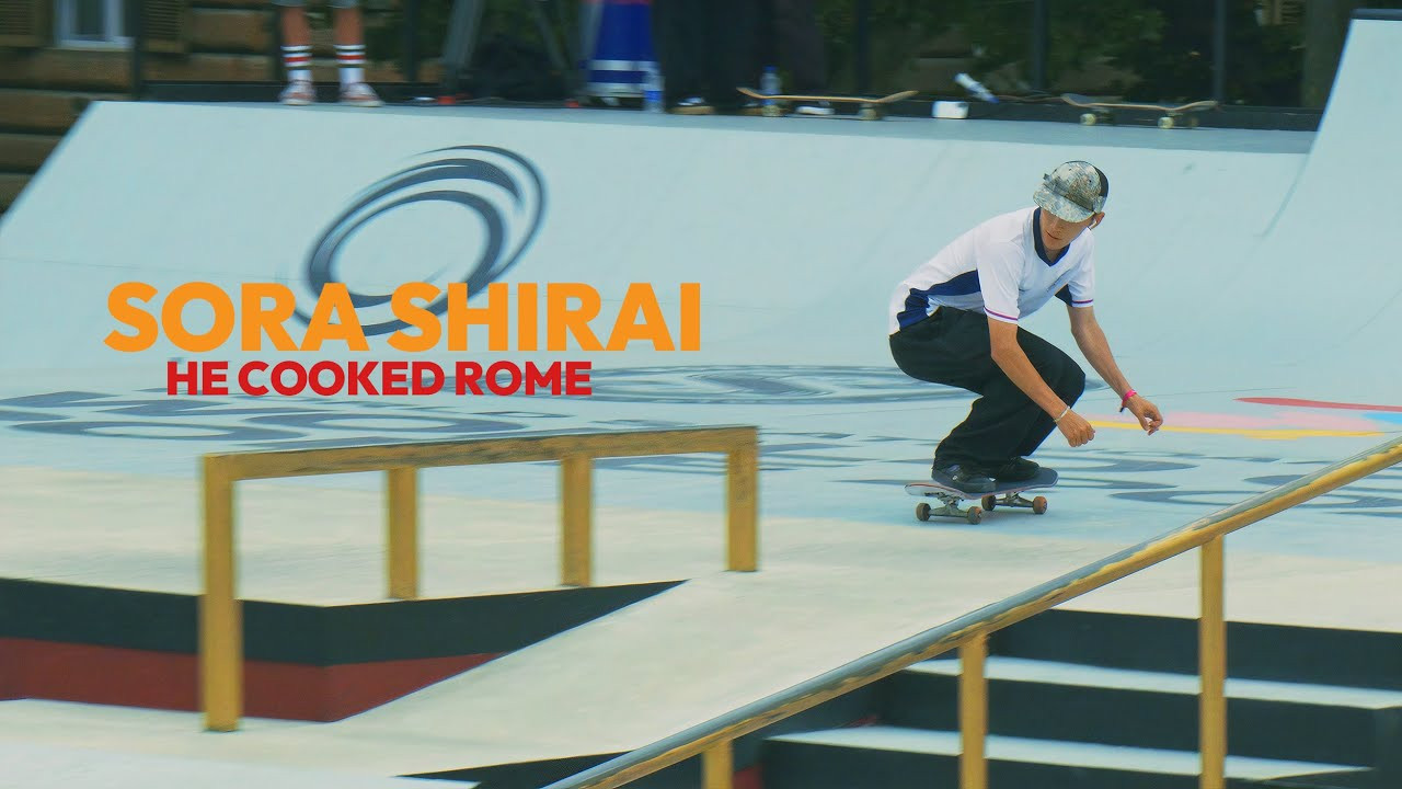 #skateboarding #skatelife #skate <br />Sora Shirai went fully unhinged at the WST Rome Street Finals. <br />The heat was intense, the tricks were crazy, and the vibes were on point at Colle Oppio. Watch Sora Shirai, Toa Sasaki, Ginwoo Onodera, Yuto Horigome, Ivan Monteiro, Felipe Gustavo, Kairi Netsuke and Giovanni Vianna as they throw down in one of the sickest street skate contests this year.<br /><br />If you’re into street skating and wild tricks, this recap is for you!<br /><br />#WSTRome #SoraShirai #Skateboarding #StreetFinals #SkateHighlights #RomeSkateboarding #WorldSkateboardingTour<br /><br />✅ Sub To The Channel For More Videos: https://youtube.com/doseskateboarding<br /><br />👉 Visit: http://doseskateboarding.com<br />👉 Follow: http://instagram.com/doseskateboarding/<br />👉 Twitter: https://twitter.com/doseskate<br />👉 TIKTOK https://www.tiktok.com/@doseskateboarding<br /><br />Subscribe to DOSE for more skate life videos.<br />For news about skateboarding every day, check out https://doseskateboarding.com/