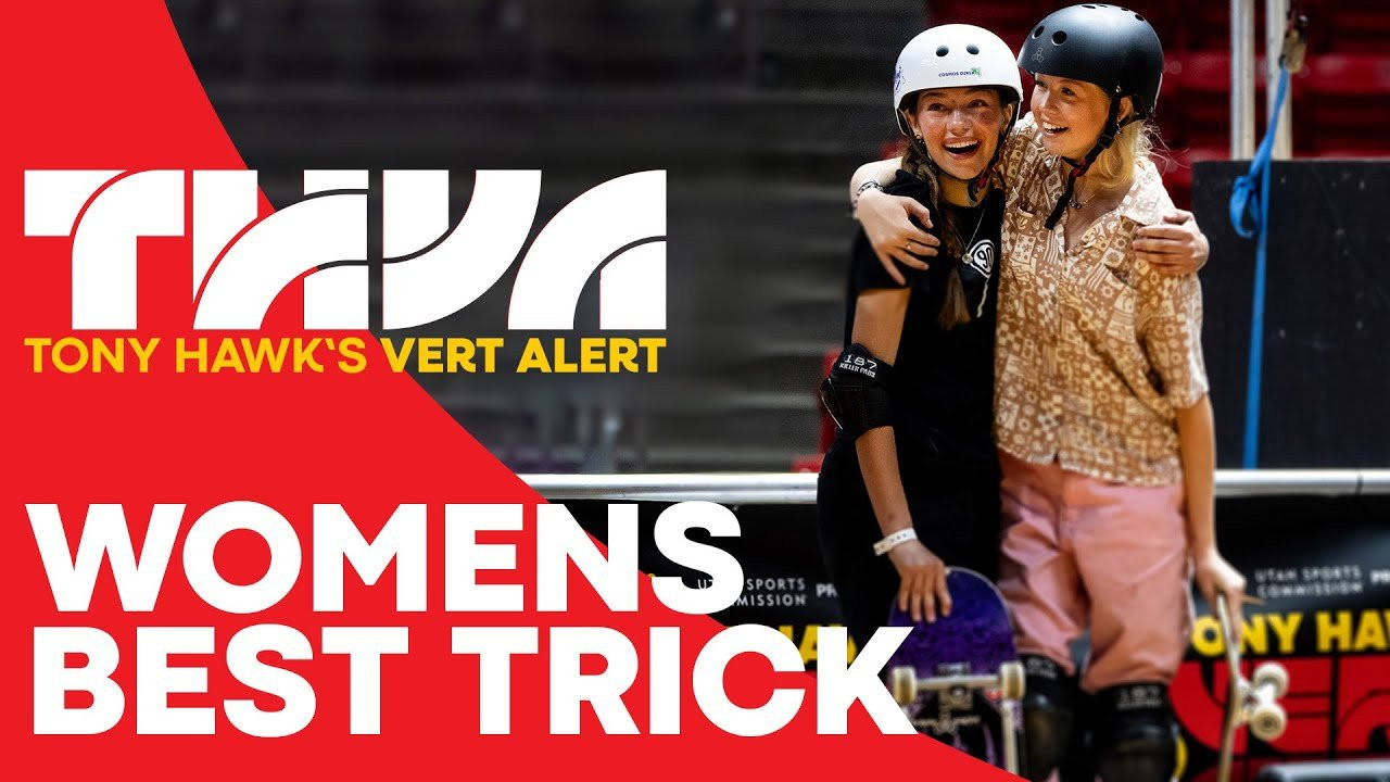 Watch some of the world's best women vert skaters give their best trick attempts while having a blast at Tony Hawk's Vert Alet 2024. Like just about every THVA Best Trick contest, an NBD went down this event as well. <br />Skaters include Mia Kretzer, Arisa Trew, Lilly Erickson, Mizuho Hasegawa, Asahi Kaihara, Juno Matsuoka, Lilly Stoephasius, and Jada Ward. <br />SUBSCRIBE to RIDE: http://bit.ly/HZ9Dau