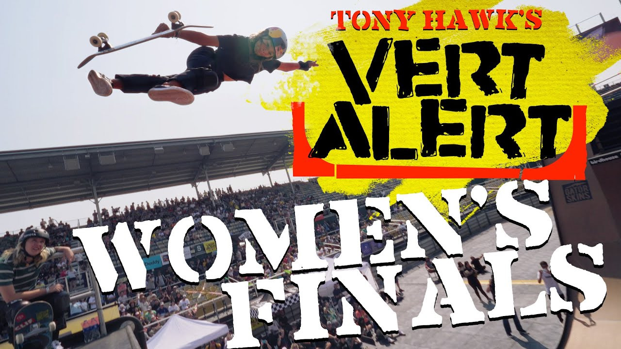Check out the first-ever Tony Hawk Vert Alert Women's Finals from 2021 in Salt Lake City.<br />This was already on the Nitro Circus channel but we thought it best to have these and future Vert Alert videos all in one place. <br /> <br />SUBSCRIBE to RIDE: http://bit.ly/HZ9Dau<br /> Like RIDE on FACEBOOK: http://facebook.com/ridechannel<br /> Follow RIDE on INSTAGRAM: http://instagram.com/ridechannel<br /> Follow RIDE on TWITTER: http://twitter.com/ridechannel<br /> Check out the RIDE WEBSITE: http://theridechannel.com/
