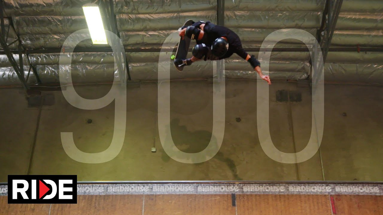 17 years to the day after making the first 900, Tony Hawk pushes himself to the breaking point and battles through this personal goal. Tony says this might be his last 900 ever. His determination and drive are just as admirable as making the trick. Congratulations. <br /><br />More at: http://theridechannel.com/<br />Created by 900 Films<br />SUBSCRIBE to RIDE: http://bit.ly/HZ9Dau<br />Like RIDE on FACEBOOK: http://facebook.com/ridechannel<br />Follow RIDE on INSTAGRAM: http://instagram.com/ridechannel<br />Follow RIDE on TWITTER: http://twitter.com/ridechannel<br />Check out the RIDE WEBSITE: http://theridechannel.com/