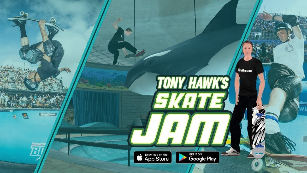 New mobile skate adventure from legendary skateboarder Tony Hawk. Get it FREE in the App Store® and Google Play: https://skatejam.app.link/jam With tricks & songs picked by Hawk, play in Classic Career Mode or battle in Global Online Tournaments.<br /><br />Follow @SkateJam and look for #SkateJam on social media for special announcements, including Tony Hawk signed skateboard giveaways<br />Youtube: https://www.youtube.com/channel/UCadAc_tJO8E71raZrDbfXwg/featured<br />Instagram: https://www.instagram.com/skatejam/<br />Twitter: https://twitter.com/SkateJam<br />Facebook: https://www.facebook.com/SkateJam/<br /><br />SUBSCRIBE to RIDE: http://bit.ly/HZ9Dau<br />Like RIDE on FACEBOOK: http://facebook.com/ridechannel<br />Follow RIDE on INSTAGRAM: http://instagram.com/ridechannel<br />Follow RIDE on TWITTER: http://twitter.com/ridechannel<br />Check out the RIDE WEBSITE: http://theridechannel.com/