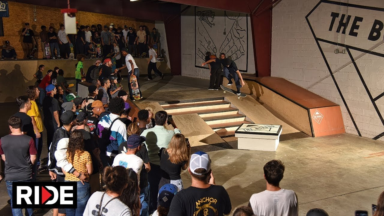 The last event of the year just went down at The Boardr Headquarters where $2,000 was doled out for stunts going down on a new gap to box obstacle that was unveiled a minute before the contest actually started. See how it all went down. Find out what The Boardr is up to next year at http://TheBoardrEvents.com<br /><br />Ride Channel brings you original content every week featuring top shows such as Shoe Review, Free Lunch, Spencer Nuzzi Basics as well as exclusive interviews, events, contests, parts, premieres, and a whole lot more at: http://theridechannel.com/<br /><br />SUBSCRIBE to RIDE: http://bit.ly/HZ9Dau<br />Like RIDE on FACEBOOK: http://facebook.com/ridechannel<br />Follow RIDE on INSTAGRAM: http://instagram.com/ridechannel<br />Follow RIDE on TWITTER: http://twitter.com/ridechannel<br />Check out the RIDE WEBSITE: http://theridechannel.com/