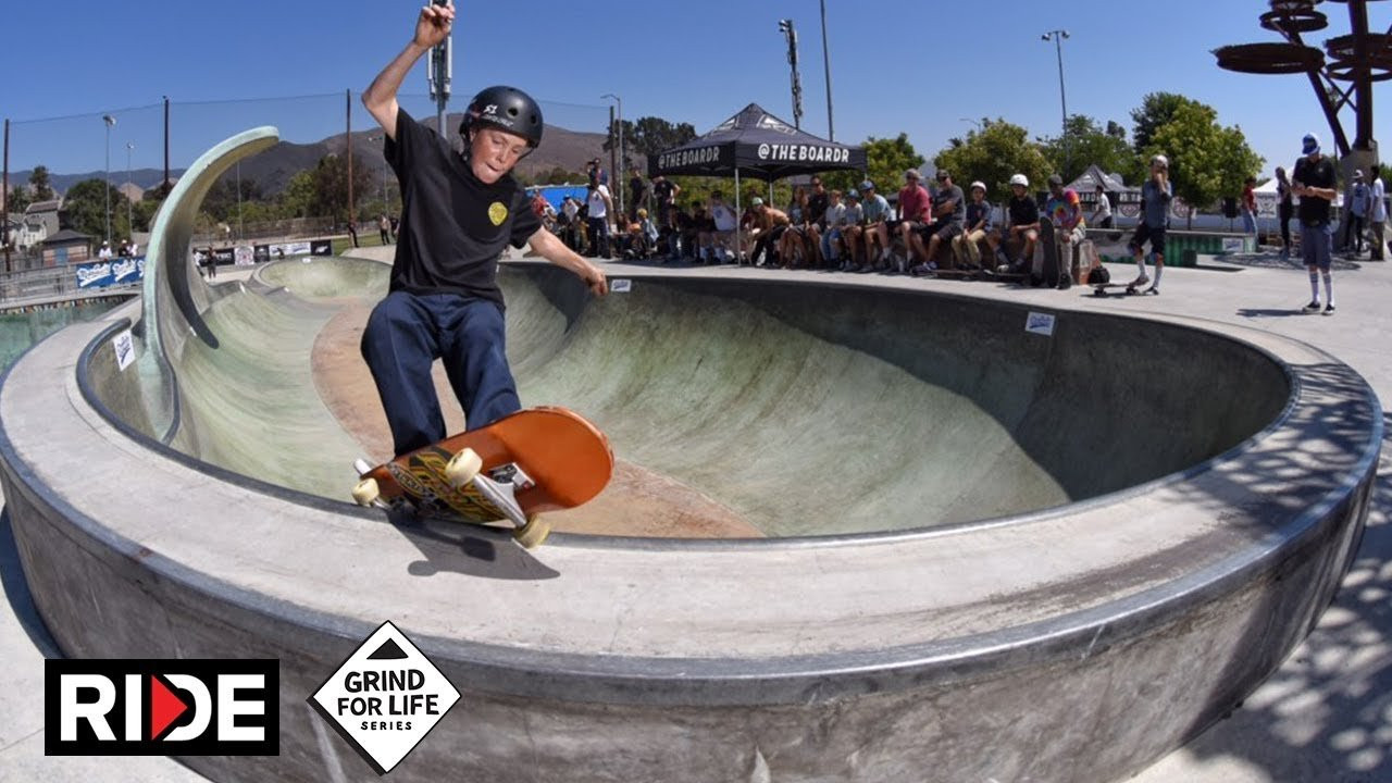 San Luis Obispo, California was our eighth stop of the year for the Grind for Life Series Presented by Marinela, an all ages skateboarding contest series in both bowl and street. We're doing 12 across the United States this year. Check the full results, rankings, and future stops at http://GFLSeries.com<br /><br />Ride Channel brings you original content every week featuring top shows such as Shoe Review, Free Lunch, Spencer Nuzzi Basics as well as exclusive interviews, events, contests, parts, premieres, and a whole lot more at: http://theridechannel.com/<br /><br />SUBSCRIBE to RIDE: http://bit.ly/HZ9Dau<br />Like RIDE on FACEBOOK: http://facebook.com/ridechannel<br />Follow RIDE on INSTAGRAM: http://instagram.com/ridechannel<br />Follow RIDE on TWITTER: http://twitter.com/ridechannel<br />Check out the RIDE WEBSITE: http://theridechannel.com/