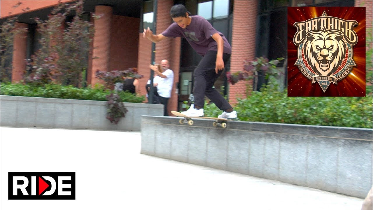 First day in France for Far N' High 2018 was a welcome session for all the skaters at the infamous Évry plaza and then head back to the mini ramp for a Flatspot Mag Best Trick for Beers contest. <br /><br />Ride Channel brings you original content every week featuring top shows such as Shoe Review, Free Lunch, Spencer Nuzzi Basics as well as exclusive interviews, events, contests, parts, premieres, and a whole lot more at: http://theridechannel.com/<br /><br />SUBSCRIBE to RIDE: http://bit.ly/HZ9Dau<br />Like RIDE on FACEBOOK: http://facebook.com/ridechannel<br />Follow RIDE on INSTAGRAM: http://instagram.com/ridechannel<br />Follow RIDE on TWITTER: http://twitter.com/ridechannel<br />Check out the RIDE WEBSITE: http://theridechannel.com/