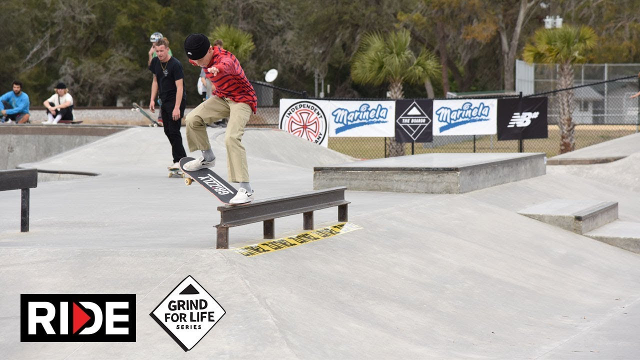 Zephyrhills, Florida was our first stop of the year for the Grind for Life Series Presented by Marinela, an all ages skateboarding contest series in both bowl and street. We're doing 12 across the United States this year. Check the full results, rankings, and future stops at http://GFLSeries.com<br /><br />Ride Channel brings you original content every week featuring top shows such as Shoe Review, Free Lunch, Spencer Nuzzi Basics as well as exclusive interviews, events, contests, parts, premieres, and a whole lot more at: http://theridechannel.com/<br /><br />SUBSCRIBE to RIDE: http://bit.ly/HZ9Dau<br />Like RIDE on FACEBOOK: http://facebook.com/ridechannel<br />Follow RIDE on INSTAGRAM: http://instagram.com/ridechannel<br />Follow RIDE on TWITTER: http://twitter.com/ridechannel<br />Check out the RIDE WEBSITE: http://theridechannel.com/