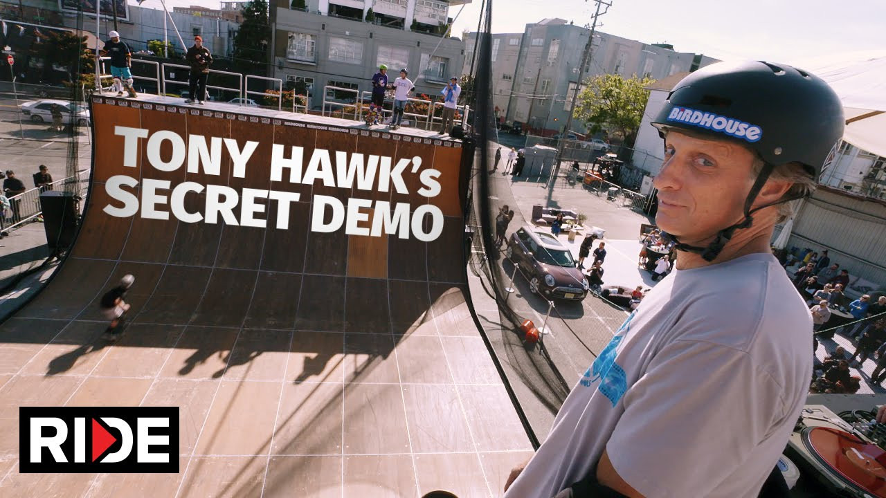 Tony Hawk and Friends travel to San Francisco to thank supporters of the Tony Hawk Foundation, which has helped create over 500 skateparks across the U.S. But see what Tony’s got in store for an unsuspecting public when he recruits the help of Steve Caballero, Lincoln Ueda, Amelia Brodka, Evan Doherty, Kevin Staab, Elliot Sloan, and DJ Z-Trip to take over a parking lot! <br /><br />The Tony Hawk Foundation empowers youth and supports the creation of free, public skateparks in low-income communities throughout the U.S., and also seeks to enrich the lives of youth internationally through a partnership with Skateistan. For more information about the Tony Hawk Foundation, to get a skatepark project started in your community, or to make a donation, visit www.tontyhawkfoundation.org.<br /><br />Special thanks to Stephanie and Tyler Mitchell and the following THF partners for making this special event possible: Starkey Hearing Foundation, MINI, Gumball 3000, Hexbug, Hawk Apparel, GoSolar.com, Nixon, Sweetwater, Dynacraft, Green Couch, Stone Brewing Co., Wayfare Tavern, Bourbon & Branch, Zumiez, The Mascot, and Promontory.<br /><br />More at: http://theridechannel.com/<br /><br />SUBSCRIBE to RIDE: http://bit.ly/HZ9Dau<br />Like RIDE on FACEBOOK: http://facebook.com/ridechannel<br />Follow RIDE on INSTAGRAM: http://instagram.com/ridechannel<br />Follow RIDE on TWITTER: http://twitter.com/ridechannel<br />Check out the RIDE WEBSITE: http://theridechannel.com/