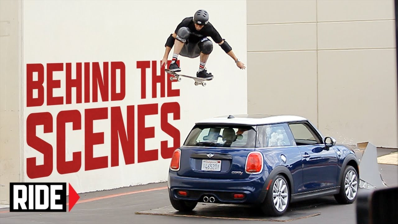 Check out the behind the scenes of Tony Hawk jumping the MINI Hardtop. <br /><br />Thanks go out to Brian and Jeff @carampworks, Ralf Koch and Jeremy Fitzgerald for keeping it safe, and @LeeNadler and @BrianDeAngelo @MINIUSA for providing the new #NewMINI.<br /><br />Watch the full stunt here: http://bit.ly/1lDnGBU<br /><br />Music by:<br />Widows<br />"She Don't Know"<br />"Let Us Go"<br />http://cavepunk.com<br /><br />Spider Fever<br />"Back to You"<br />http://cavepunk.com<br /><br />SUBSCRIBE to RIDE: http://bit.ly/HZ9Dau<br />Like RIDE on FACEBOOK: http://facebook.com/ridechannel<br />Follow RIDE on INSTAGRAM: http://instagram.com/ridechannel<br />Follow RIDE on TWITTER: http://twitter.com/ridechannel