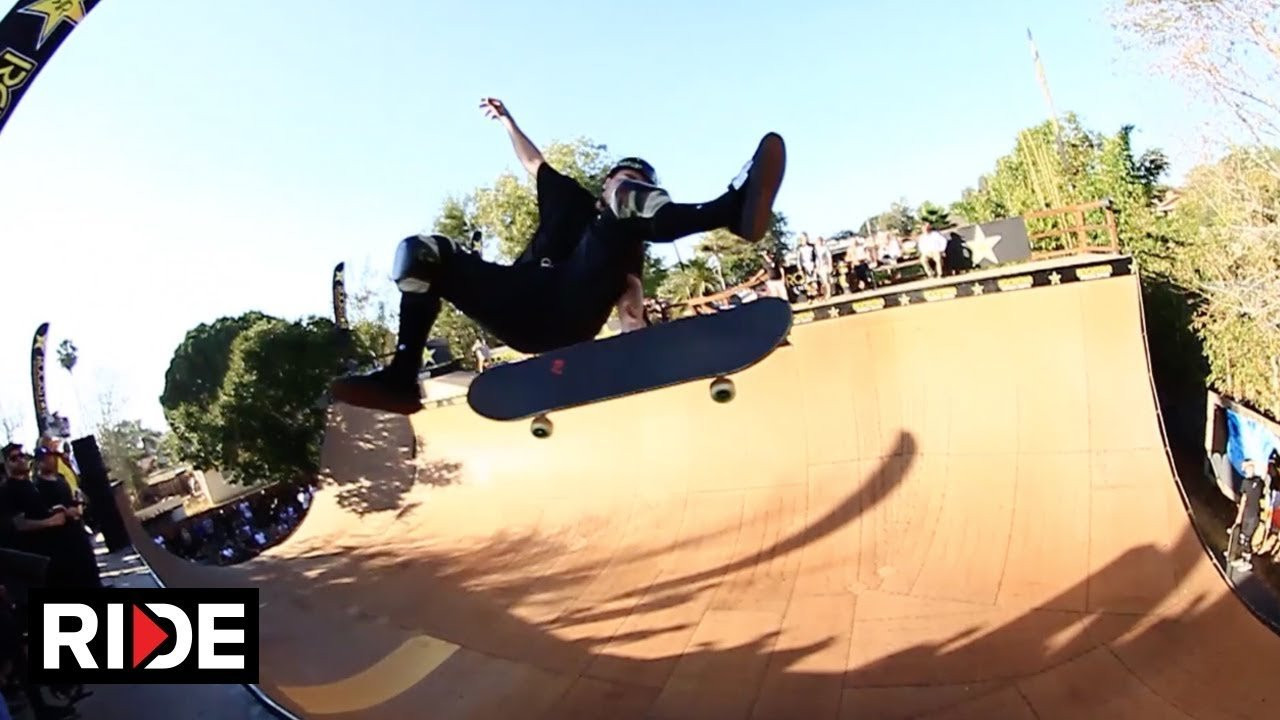 Elliot Sloan hosts the 2nd annual Highland Showdown on the Rockstar Energy vert ramp and Mini Mega in his luxurious backyard. David Gonzalez' band RattBlack opened up the day with some heavy Jam's which led to some top notch skateboarding from Chris Gregson, Kevin Kowalski, Jerry Gurney, Bob Burnquist, Andy MacDonald, Moto Shibata, Paul-Luc Ronchetti, Elliot Sloan, Evan Doherty, Alex Perelson, and More. <br /><br />Filming & Edit by Brent Hyden.<br /><br />Ride Channel brings you original content every week featuring top shows such as Shoe Review, Free Lunch, Spencer Nuzzi Basics as well as exclusive interviews, events, contests, parts, premieres, and a whole lot more at: http://theridechannel.com/<br /><br />SUBSCRIBE to RIDE: http://bit.ly/HZ9Dau<br />Like RIDE on FACEBOOK: http://facebook.com/ridechannel<br />Follow RIDE on INSTAGRAM: http://instagram.com/ridechannel<br />Follow RIDE on TWITTER: http://twitter.com/ridechannel<br />Check out the RIDE WEBSITE: http://theridechannel.com/