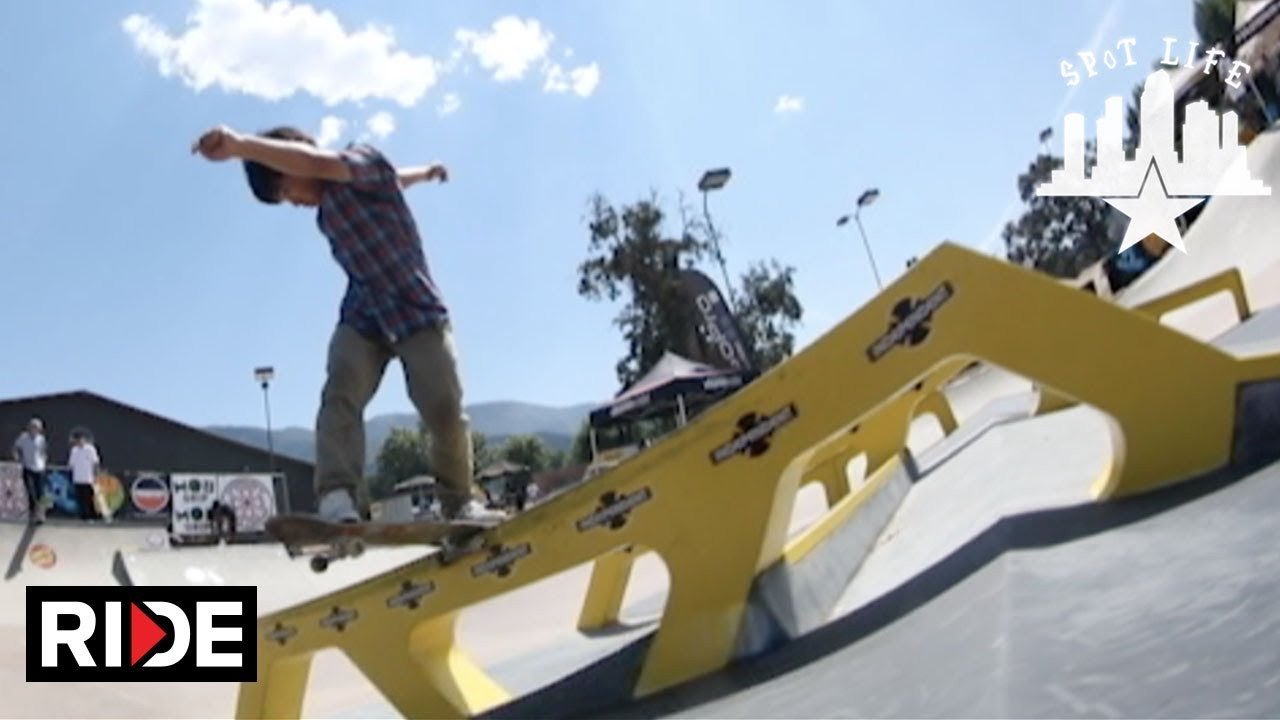 Just when you thought flipping in AND flipping out wasn’t such a thing anymore, along comes the Independent Best Trick contest at Damn Am Woodward West where Gustavo Ribeiro had to come all the way from Portugal with his kickflip crook nollie varial heel flip to get the win. Go to SPoTTampa.com for more and follow @SPoTTampa. <br /><br />Ride Channel brings you original content every week featuring top shows such as Shoe Review, Free Lunch, Spencer Nuzzi Basics as well as exclusive interviews, events, contests, parts, premieres, and a whole lot more at: http://theridechannel.com/<br /><br />SUBSCRIBE to RIDE: http://bit.ly/HZ9Dau<br />Like RIDE on FACEBOOK: http://facebook.com/ridechannel<br />Follow RIDE on INSTAGRAM: http://instagram.com/ridechannel<br />Follow RIDE on TWITTER: http://twitter.com/ridechannel<br />Check out the RIDE WEBSITE: http://theridechannel.com/