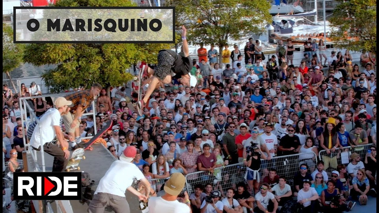 After winning Tampa AM some years ago the french killer Aurelian Giraud has been winning ever contest he goes to including O'Marisquino, Aurelien won the Street contest and Mini-Half , He is a beast!<br /><br />O Marisquiño is an urban culture and extreme sports event that is celebrated in Vigo (Pontevedra) every August. Different disciplines such as Skate (WCS), BMX, Graffiti, MTB Dirt Jump (FMB), MTB Downtown, FMX, MX (Face 2 Face), B-boying and more, are grouped together. This year will be the 17th edition of the event taking place on August 11th, 12th and 13th. Check out all media coverage on RIDE and follow along @omarisquino #Marisquiño2017 <br /><br />For more information, please visit: https://www.facebook.com/omarisquinho/<br /><br />Ride Channel brings you original content every week featuring top shows such as Shoe Review, Free Lunch, Spencer Nuzzi Basics as well as exclusive interviews, events, contests, parts, premieres, and a whole lot more at: http://theridechannel.com/<br /><br />SUBSCRIBE to RIDE: http://bit.ly/HZ9Dau<br />Like RIDE on FACEBOOK: http://facebook.com/ridechannel<br />Follow RIDE on INSTAGRAM: http://instagram.com/ridechannel<br />Follow RIDE on TWITTER: http://twitter.com/ridechannel<br />Check out the RIDE WEBSITE: http://theridechannel.com/
