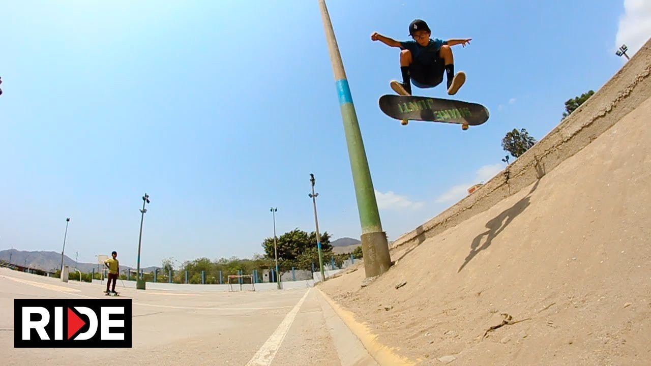 Gonzo "Gonzalito" Morales was born in Huacho, Peru (a Little town about 3 hours north from Lima) on November 21st, 2007. He started skating at the young age of 3 when he asked his father to buy him a skateboard. When he put the skateboard on the floor, he started to skate so naturally. He's now 9 years old and this natural talent spends his days tearing up the streets and parks in Peru. <br /><br />Ride Channel brings you original content every week featuring top shows such as Shoe Review, Free Lunch, Spencer Nuzzi Basics as well as exclusive interviews, events, contests, parts, premieres, and a whole lot more at: http://theridechannel.com/<br /><br />SUBSCRIBE to RIDE: http://bit.ly/HZ9Dau<br />Like RIDE on FACEBOOK: http://facebook.com/ridechannel<br />Follow RIDE on INSTAGRAM: http://instagram.com/ridechannel<br />Follow RIDE on TWITTER: http://twitter.com/ridechannel<br />Check out the RIDE WEBSITE: http://theridechannel.com/
