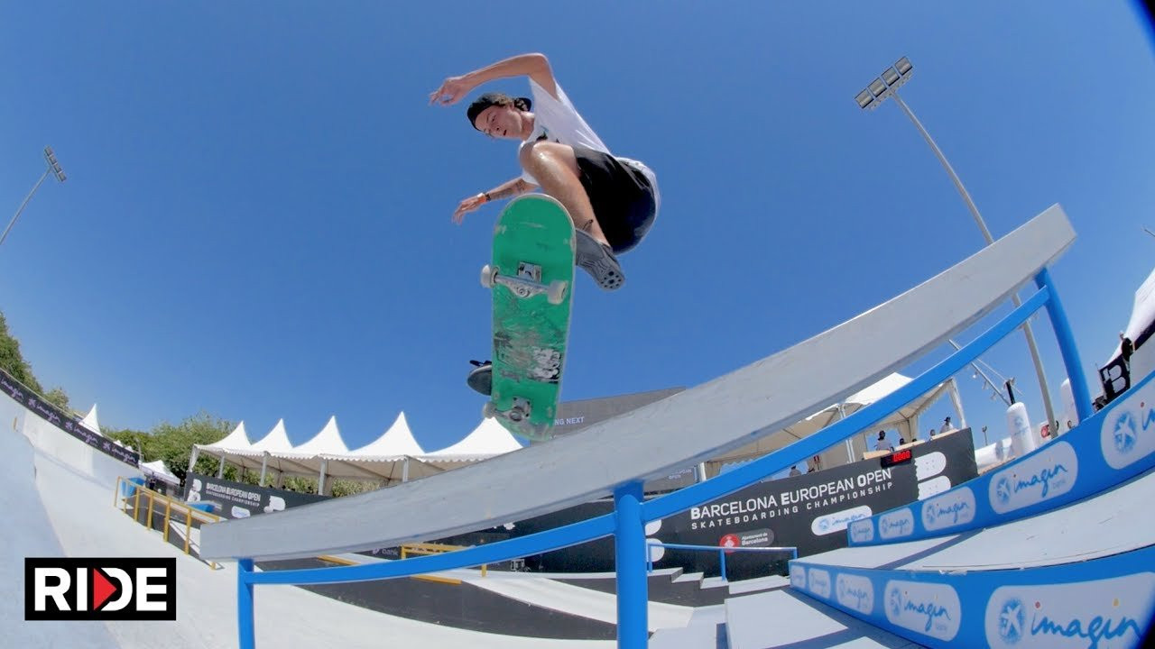 The little Portuguese ripper Gustavo Ribeiro is killing in all the contest he goes to during this summer and most of the time in the podium but this time he have got the highest place, he just took home 5.000 euros in the first edition of the Barcelona European Open. Congratulation Gustavo.<br /><br />Ride Channel brings you original content every week featuring top shows such as Shoe Review, Free Lunch, Spencer Nuzzi Basics as well as exclusive interviews, events, contests, parts, premieres, and a whole lot more at: http://theridechannel.com/<br /><br />SUBSCRIBE to RIDE: http://bit.ly/HZ9Dau<br />Like RIDE on FACEBOOK: http://facebook.com/ridechannel<br />Follow RIDE on INSTAGRAM: http://instagram.com/ridechannel<br />Follow RIDE on TWITTER: http://twitter.com/ridechannel<br />Check out the RIDE WEBSITE: http://theridechannel.com/