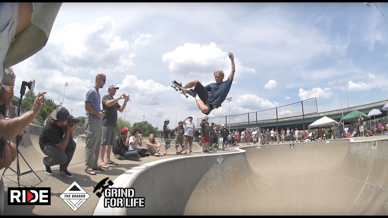 The Grind for Life Series is a national series of contests for all ages and skills levels in both street and bowl. This was the fifth stop of the year at Knoxville. Next one is June 17 in Houston, Texas. Sign up, check results and rankings, and get the full season schedule at http://GFLSeries.com<br /><br />Ride Channel brings you original content every week featuring top shows such as Shoe Review, Free Lunch, Spencer Nuzzi Basics as well as exclusive interviews, events, contests, parts, premieres, and a whole lot more at: http://theridechannel.com/<br /><br />SUBSCRIBE to RIDE: http://bit.ly/HZ9Dau<br />Like RIDE on FACEBOOK: http://facebook.com/ridechannel<br />Follow RIDE on INSTAGRAM: http://instagram.com/ridechannel<br />Follow RIDE on TWITTER: http://twitter.com/ridechannel<br />Check out the RIDE WEBSITE: http://theridechannel.com/