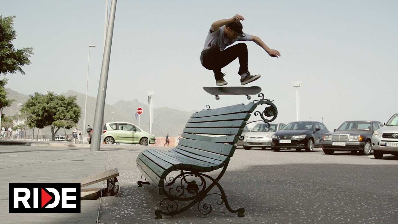 In March/April 2017, Nomad Skateboards went to Tenerife for a few days to hit the street spots besides the newly built skatepark in the capital Santa Cruz. In 3,5 days the team skated and destroyed every spot in their path, as well as a little exploring through the Islands downhills through the rich natural reserves. Enjoy the show!<br /><br />Film/Edit: Kevin Figueras<br />Additional film: Jeffrey Luque<br />Motion graphics: Yeyo Roro, based on the art of Jose Palomero<br /><br />Featuring : <br />Miguel Sánchez @m1guelsanchez <br />Cristian Delgado @cristiandeelgarap <br />Vladimir Ivanov @vladimir.ivanov.gb <br />Andres Díaz « Niki » @nikidiaz92 <br />Jeffrey Luque @jeffreyluque <br />Maikel Jas @maikelshuvit <br /> <br />Ride Channel brings you original content every week featuring top shows such as Shoe Review, Free Lunch, Spencer Nuzzi Basics as well as exclusive interviews, events, contests, parts, premieres, and a whole lot more at: http://theridechannel.com/<br /><br />SUBSCRIBE to RIDE: http://bit.ly/HZ9Dau<br />Like RIDE on FACEBOOK: http://facebook.com/ridechannel<br />Follow RIDE on INSTAGRAM: http://instagram.com/ridechannel<br />Follow RIDE on TWITTER: http://twitter.com/ridechannel<br />Check out the RIDE WEBSITE: http://theridechannel.com/