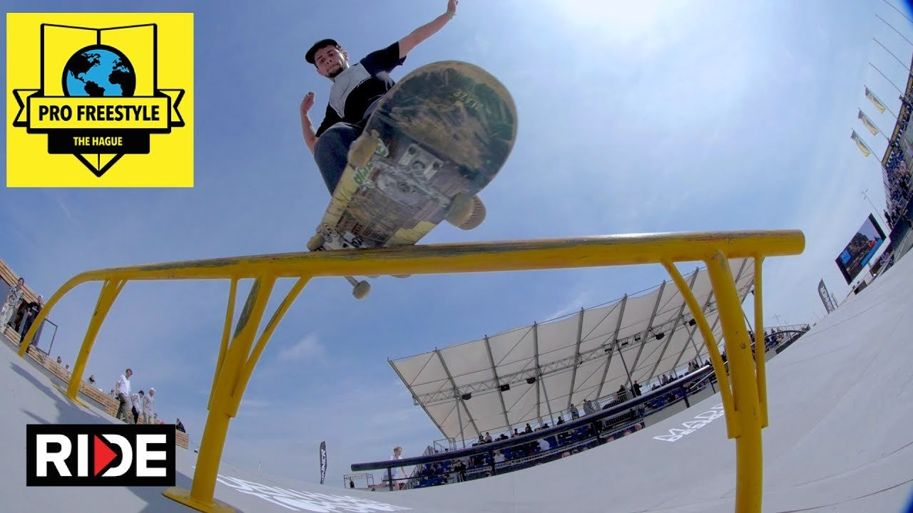 Vinicius Santos had some of the best style in the contest skating the entire park and killing it all weekend long. Looks like he'll be taking a couple thousands euros back to Brazil with him. Check it out!<br /><br />RIDE Channel is proud to be the official Media Partner of The Hague Pro Freestyle Beach 2017, the Netherlands first World Cup Skateboarding event since 2007. This June 2nd and 3rd at The Hague Beach Stadium, skaters from all over the world will compete on this double point event. Over 13 million tourists visit The Hague beach every year and the boulevard is a well-known street spot. Purse € 9.000 Course: street & park mixed. Check it out on RIDE!<br /><br />For more info, please visit: http://bit.ly/2px8NOu http://www.profreestyle.nl/sport/world-cup-skateboarding/ and follow along on Instagram: @profreestyle #profreestyle #thehague<br /><br />Ride Channel brings you original content every week featuring top shows such as Shoe Review, Free Lunch, Spencer Nuzzi Basics as well as exclusive interviews, events, contests, parts, premieres, and a whole lot more at: http://theridechannel.com/<br /><br />SUBSCRIBE to RIDE: http://bit.ly/HZ9Dau<br />Like RIDE on FACEBOOK: http://facebook.com/ridechannel<br />Follow RIDE on INSTAGRAM: http://instagram.com/ridechannel<br />Follow RIDE on TWITTER: http://twitter.com/ridechannel<br />Check out the RIDE WEBSITE: http://theridechannel.com/