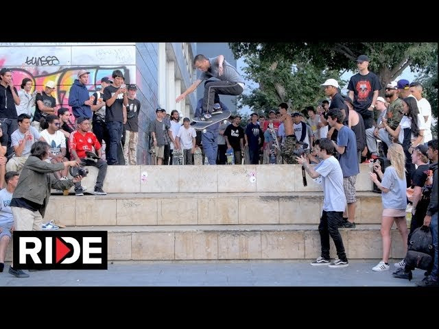 Macba is definitely one of the most famous plazas in the world where you can meet skaters from all over who come to skate. But now with internet accessibla basically everywhere, you can easily see whats is going on at macba almost live. MacbaLife's instagram is live 24 hours a day showing snipits of this spot to the world. <br /><br />Hawkers and MacbaLife came together to do an event offering cash for tricks, giving away 5.000 euros for the skaters who could get tricks in the famous "Big 3." Check it out!<br /><br />SUBSCRIBE to RIDE: http://bit.ly/HZ9Dau<br />Like RIDE on FACEBOOK: http://facebook.com/ridechannel<br />Follow RIDE on INSTAGRAM: http://instagram.com/ridechannel<br />Follow RIDE on TWITTER: http://twitter.com/ridechannel<br />Check out the RIDE WEBSITE: http://theridechannel.com/