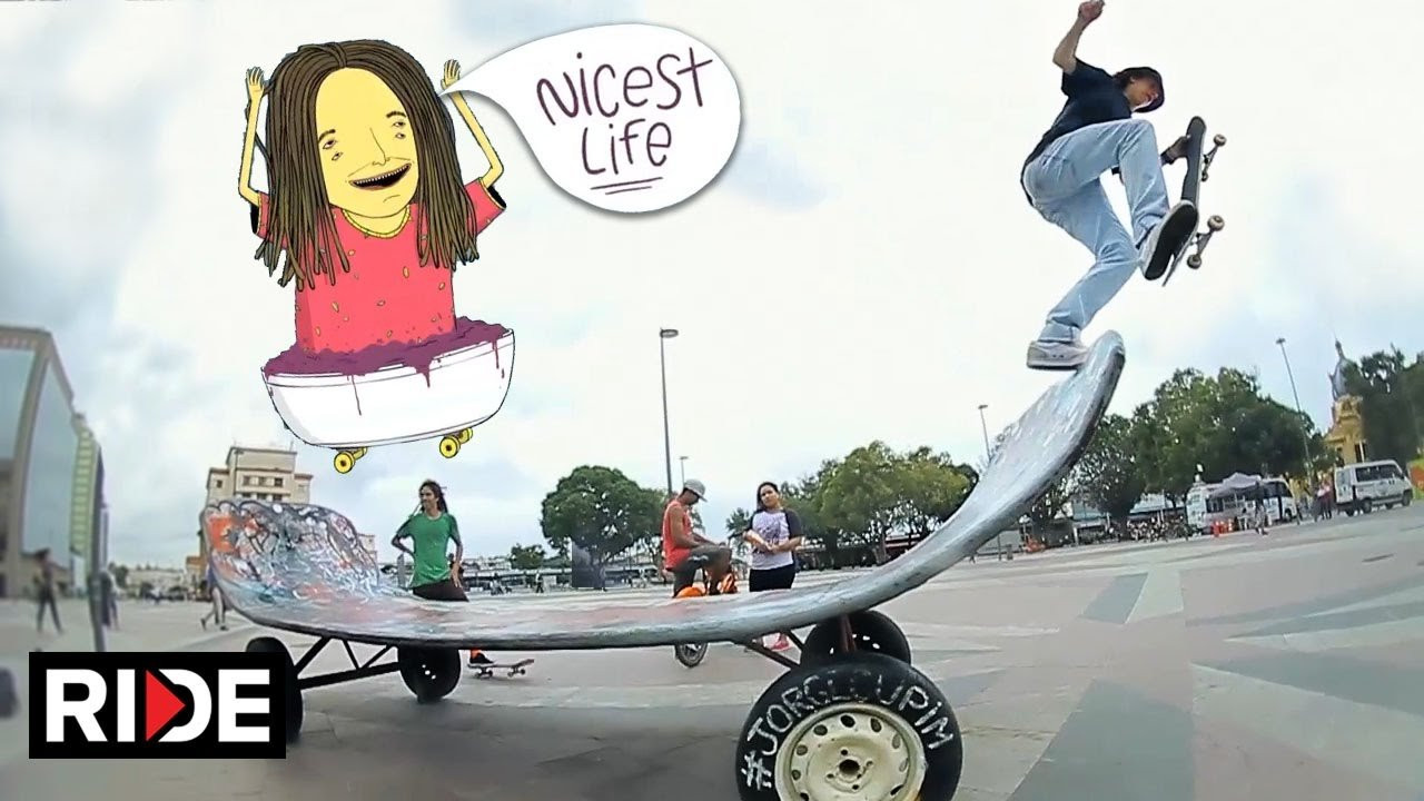 The first episode of The Nicest Life with Sergio Santoro is all about having fun skating and traveling. In this episodes Sergio takes us on a very personal skate tour of his hometown of Rio de Janeiro, Brazil with good friends Giovanni Vianna, Lennon Frassetti, & Raphael Gibson. Learn about some of the new street spots built around the 2016 Olympics and some older classic skate spots as well. <br />Video by Guilhermo Guillis <br /><br />Art motion by Bruno Vasconcelos <br /><br />More at: http://theridechannel.com/<br /><br />SUBSCRIBE to RIDE: http://bit.ly/HZ9Dau<br />Like RIDE on FACEBOOK: http://facebook.com/ridechannel<br />Follow RIDE on INSTAGRAM: http://instagram.com/ridechannel<br />Follow RIDE on TWITTER: http://twitter.com/ridechannel<br />Check out the RIDE WEBSITE: http://theridechannel.com/