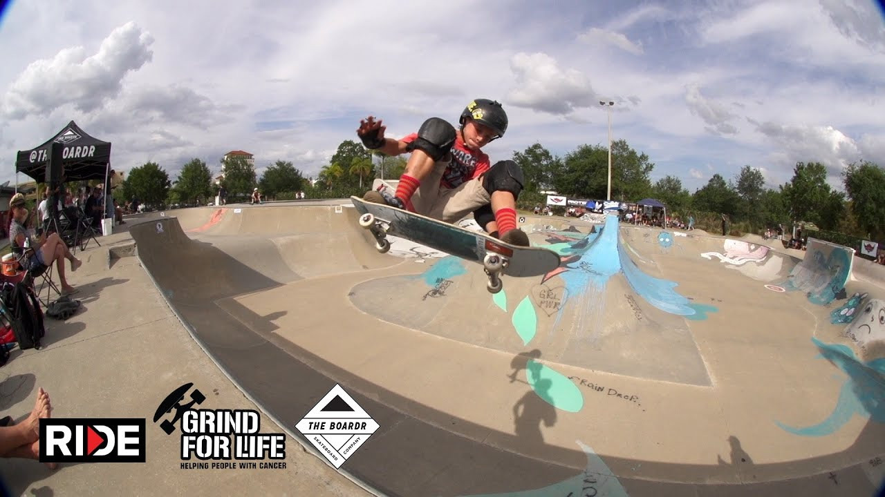 The Grind for Life Series is a national series of contests for all ages and skills levels in both street and bowl. This was the third stop of the year at Sarasota. Next one is May 6 in Fort Lauderdale, Florida. Sign up, check results and rankings, and get the full season schedule at http://GFLSeries.com<br /><br />More at: http://theridechannel.com/<br /><br />SUBSCRIBE to RIDE: http://bit.ly/HZ9Dau<br />Like RIDE on FACEBOOK: http://facebook.com/ridechannel<br />Follow RIDE on INSTAGRAM: http://instagram.com/ridechannel<br />Follow RIDE on TWITTER: http://twitter.com/ridechannel<br />Check out the RIDE WEBSITE: http://theridechannel.com/