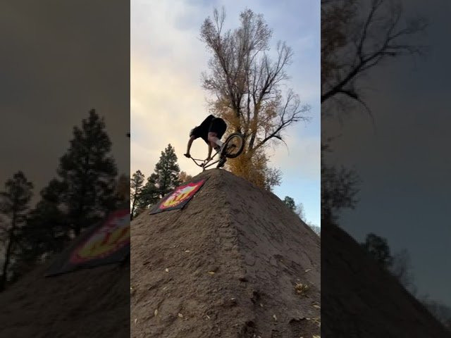 A little autumn action in Pagosa Springs, CO at the Fit/S&M Pond Trails. #bmx