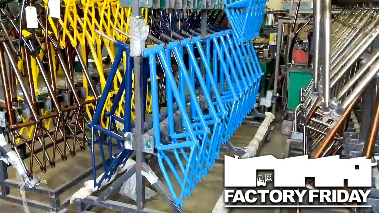 We got new goodies galore for you Factory Friday fools this week! Most notably - the release of six new colors of BTM frames (three BTM and three BTM XL) alongside corresponding Hoder High, Skyhigh and Superhigh Bars plus Widemouth Pitchforks. There's also a Long Sleeve and Hoodie available as part of the SERAPE Drop so go COP (quick before theses Limited Edition items sell out!)<br /><br />We've also got Nathan's Rambler frames IN THE BUILDING and will be releasing next week when LUKAS' Ramblers get back from paint. We're getting a lot of requests for SPEC on these so we'll past that below. M.O.D.s got restocked too!<br /><br />This weeks Factory Friday makes a pit stop at the pond where Moeller is stacking dirt for what could be a rather frigid day of fall fun! Follow the bossman on Instagram for Pond"Fall"Fest Jam details - its all going down in Pagosa Springs, CO on Oct. 21/22.<br /><br />RAMBLER SPECS<br /><br />Rambler Frame (Lukas)<br />TT lengths 21”, 21.25”, 21.5”<br />Color 1: Matte Black<br />Color 2: Blue Groove<br />Engraved Headtube<br />HT angle 74°<br />HT length 5”<br />BB height 11.6”<br />Seat Tube angle 71°<br />Stand over height 9.25”<br />Rear end length 14”-14.75”<br />Drop out 14mm<br /> <br />Rambler Frame (Nathan)<br />TT lengths 21”, 21.25”, 21.5 “<br />Color 1: Trans Brown<br />Color 2: Blue Groove<br />Engraved Headtube<br />HT angle 74.25°<br />HT length 5”<br />BB height 11.6”<br />Seat Tube angle 71°<br />Stand over height 9.25”<br />Rear end length 13.75”-14.5”<br />Drop out 14mm