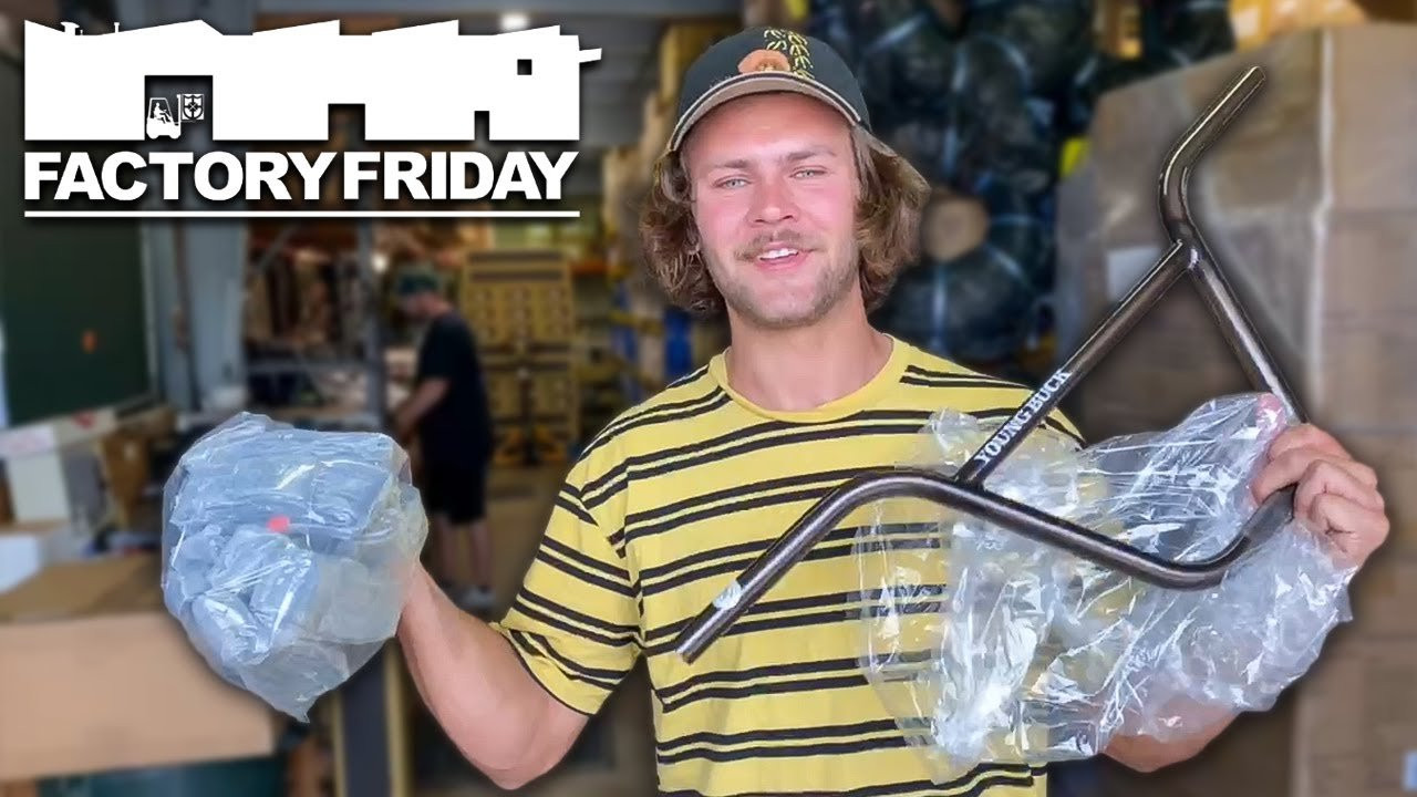 It's almost a 3-DAY weekend, but before we blow out of here, have a look 👀 at all the action that popped off at The Building this week! BTM XLs (in new 20.6 and 20.8 TT lengths) make their way through the shop. Rita wrenches on some @credence_bikes Turtleneck stems, @fitbikeco @ethancorriere Sleeper frames get started, the @sandmbicycles Holy Diver frame is resurrected and the Young Bucks jump in the van to head to the Bay to film a @stew1201 jaunt In celebration 🍾 of their new frames/bars. Watch 'till the end to see what we're doing for S&M's 36th Birthday 🎂 next week! Happy Memorial Day weekend! #shieldbmx #fitbikeco