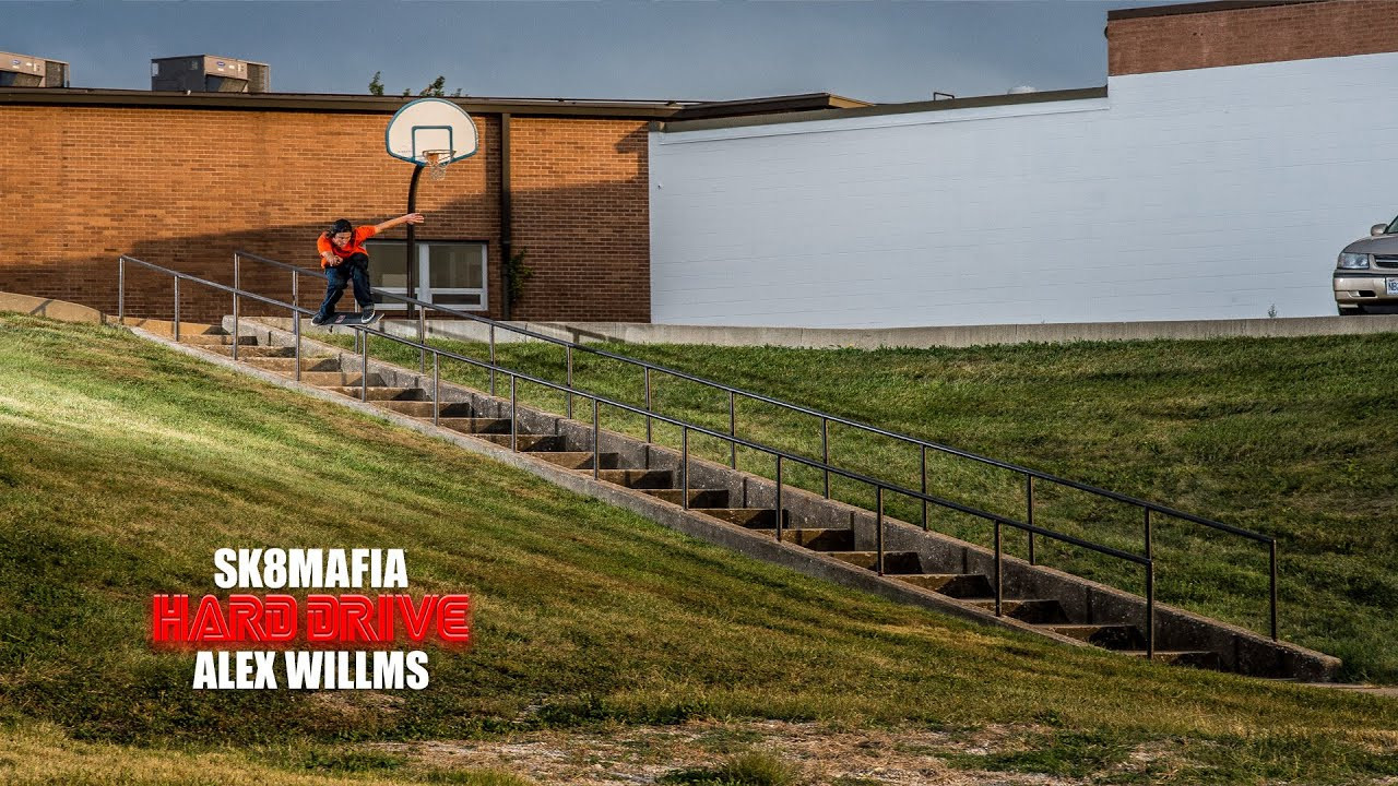 Raw clips from Alex Willms part in the SK8MAFIA Video 2023