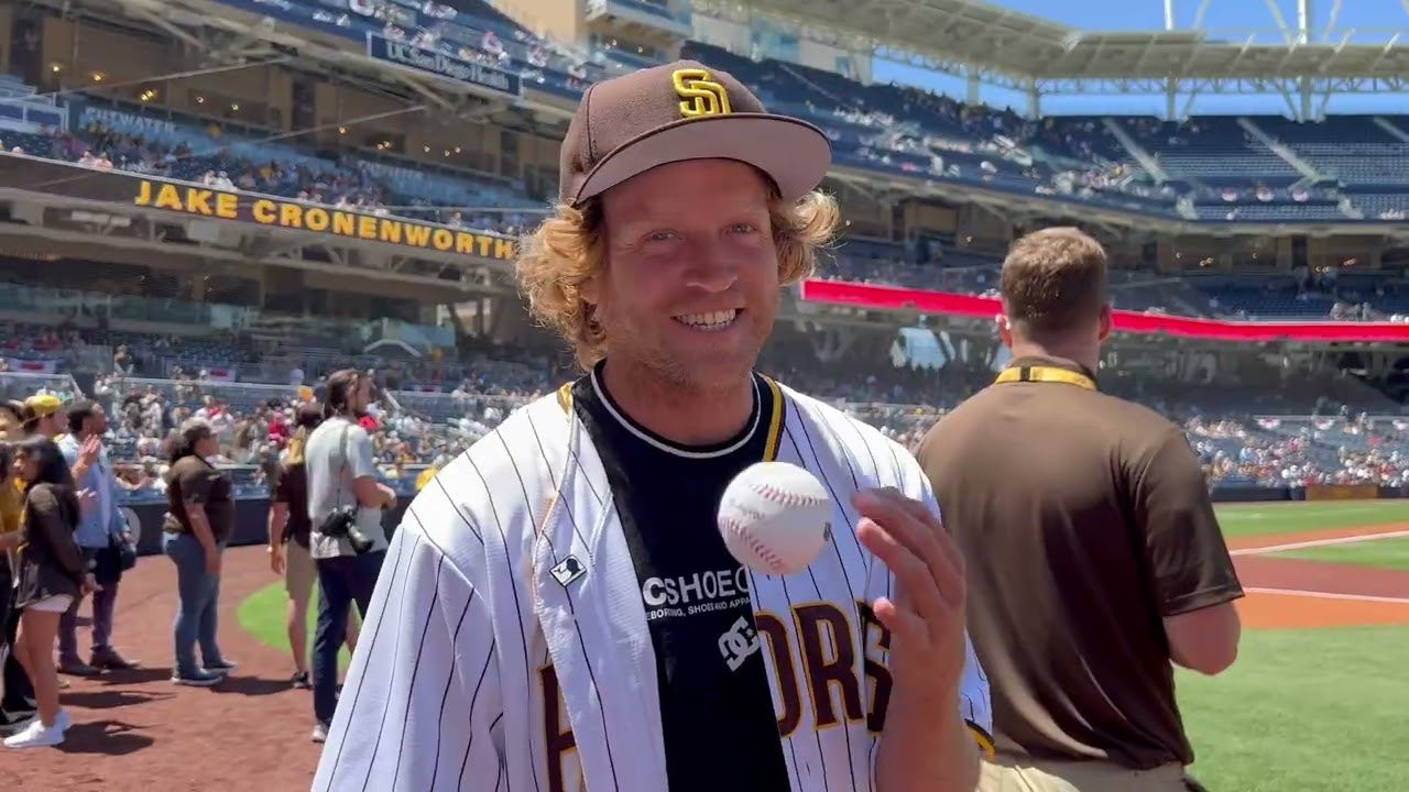 Wes Kremer throws out the Opening Pitch at the April 20th 2022 Padres vs Reds game. <br />Padres swept the Reds 6-0. <br />Special thanks to Darryl Dean and the Padres<br />Filmed & Edited by Dan Connelly