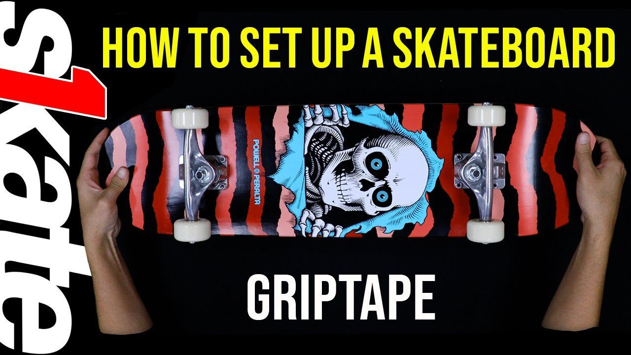 Instructional video on How To Grip Tape your Skateboard.