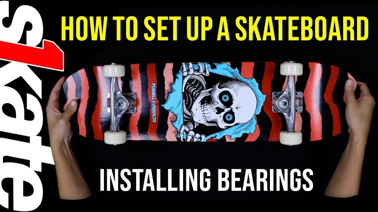 Instructional video on How To Install Bearings and Wheels onto your Skateboard