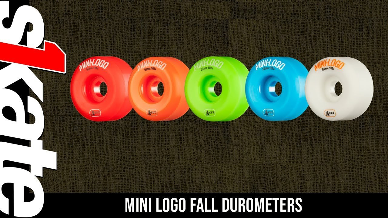 Jersey Mike gives us the 411 on Mini Logo wheel durometer.<br /><br />Mini Logo offers three durometer of wheel. What's a durometer? It's how hard the wheel is. It helps determine how smooth or how fast the wheel is going to perform for you. Mini Logo offers a classic 101, a 90A hybrid formula and also a AWOL 78A formula wheel. the first is the 78A durometer AWOL wheel. This wheel is fun for cruising to the store, cruising to school, going to get groceries. Any street your on, it's going to smooth it out. You're not going to feel cracks. You're not going to feel pebbles. It's just a super fun ride. All the confidence in the world just to get where you want to go. Not so much a technical skateboarding wheel but it's super fun for cruising. Like a said - transportation. AWOL Wheels are awesome and they are offered in 59 and 66mm in white, black, green and orange. Softest wheel in the line but super high rebound urethane and an injected core so you're going to keep your speed and keep things smooth. The second formula is the 90A hybrid. This wheel is awesome and I wish I had it on the east coast when I was growing up. This wheel will smooths out the worst surfaces and still allows you to do some technical skateboarding as well. It's also super rad for filmers and its a wheel that can take you to spots you never thought you could skate before. It's offered in 53MM in full colors, 55MM in full colors and 58MM in white and black. Super fun wheel, it's going to smooth things out and still give you some street feel. Final durometer is the classic 101A. The hardest wheel in the line. Classic, core street skateboarding. Tried and true. That true street feel. 78 AWOl, 90A Hybrid and 101 Classic. Three durometers to take you wherever you want to go.