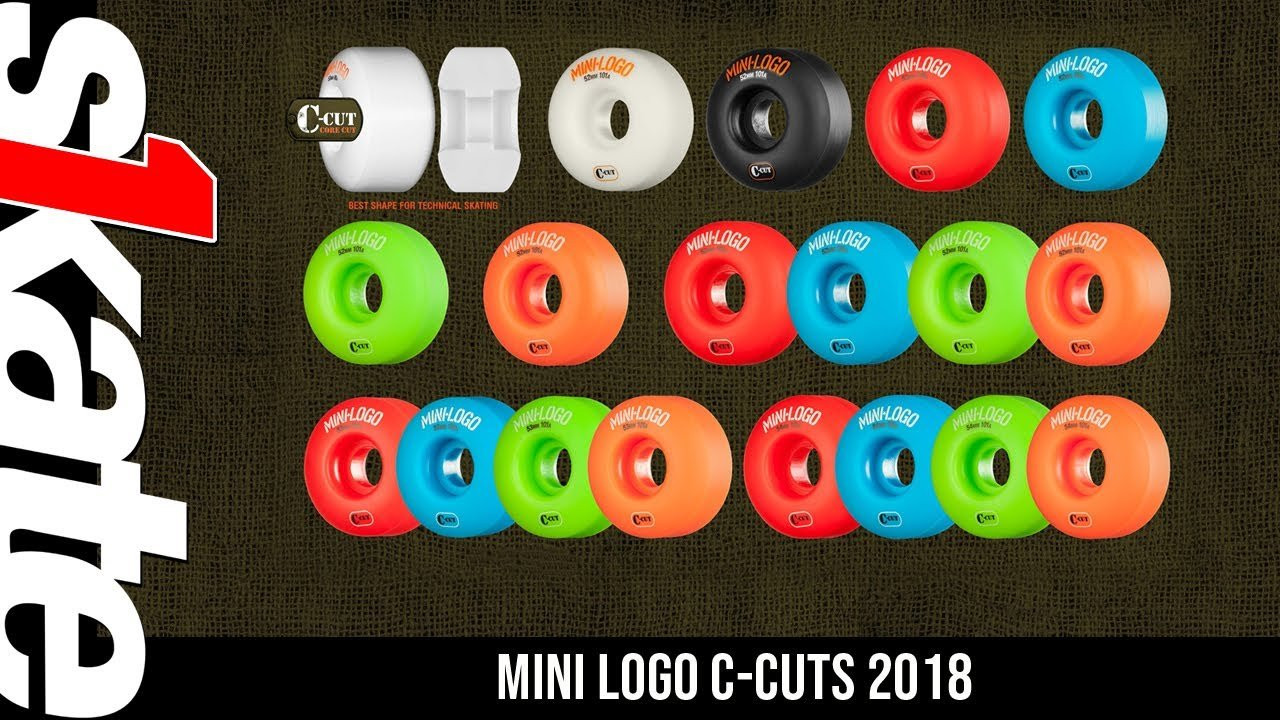 Jersey Mike gives us the 411 on Mini Logo C Cut wheels.<br /><br />The second shape or cut of Mini Logo wheels are the C cuts. When you think C cut, think core skateboarding. Technical flip in flip out progressive skateboarding. These are based off the Bones wheels V3 shape but again just slightly wider in the contact patch for a little more stability. They're going to be slimmer than the Mini Logo A cut wheels because again they're made for technical skating where weight reduction is key. Offered in 50 through 54MM in the classic 101A urethane in a variety of colors including white, black, green, orange, blue and red. Get some C Cuts and get progressive.