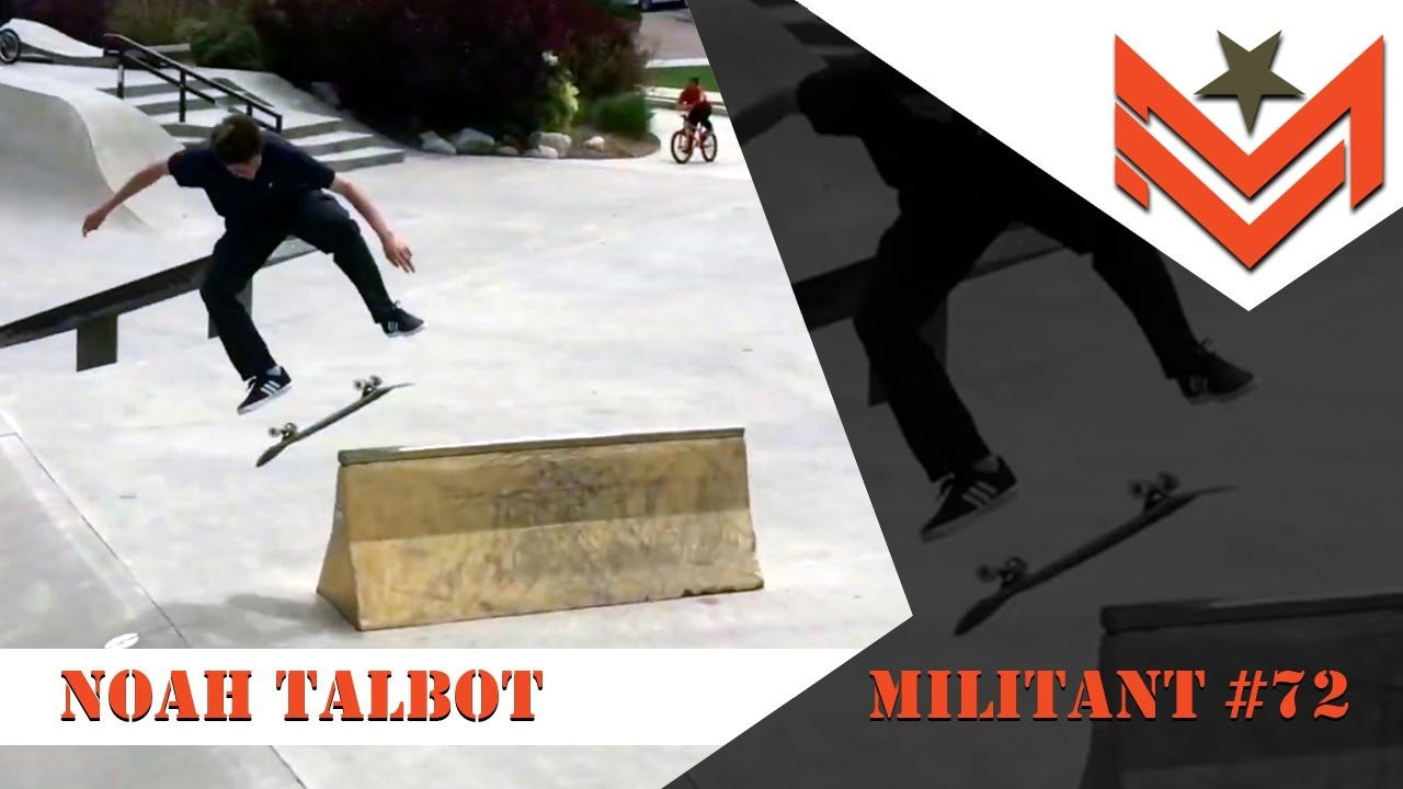 New #OfficialMILITANT #72 Noah Talbot joins the squad with a lot of POP from Colorado SPRINGS, CO. Noah brings proper tricks and a proper attitude, which makes him a perfect addition to the #mltntcrew!