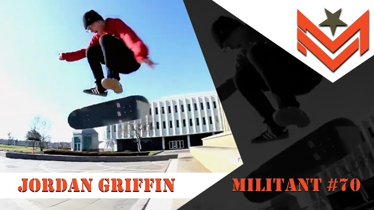 Hailing from Doylestown, PA and ripping the streets of Philadelphia is New Official MILITANT #70 - Jordan Griffin! Welcome to the #MILITANTCREW!