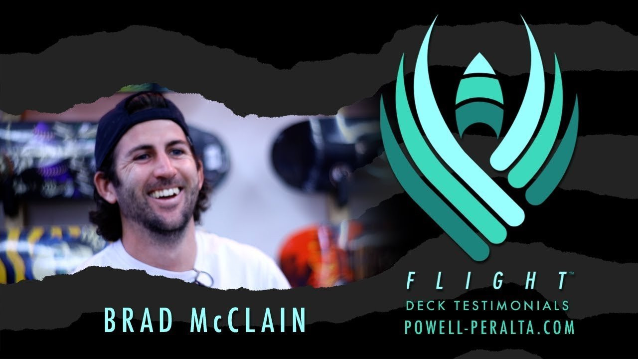 Brad McClain shares his thoughts on riding Powell-Peralta #FlightDeckConstruction decks<br /><br />Flight Decks are available at skate shops worldwide and on the Skate One website - https://www.skateone.com/skateboard-decks/flight