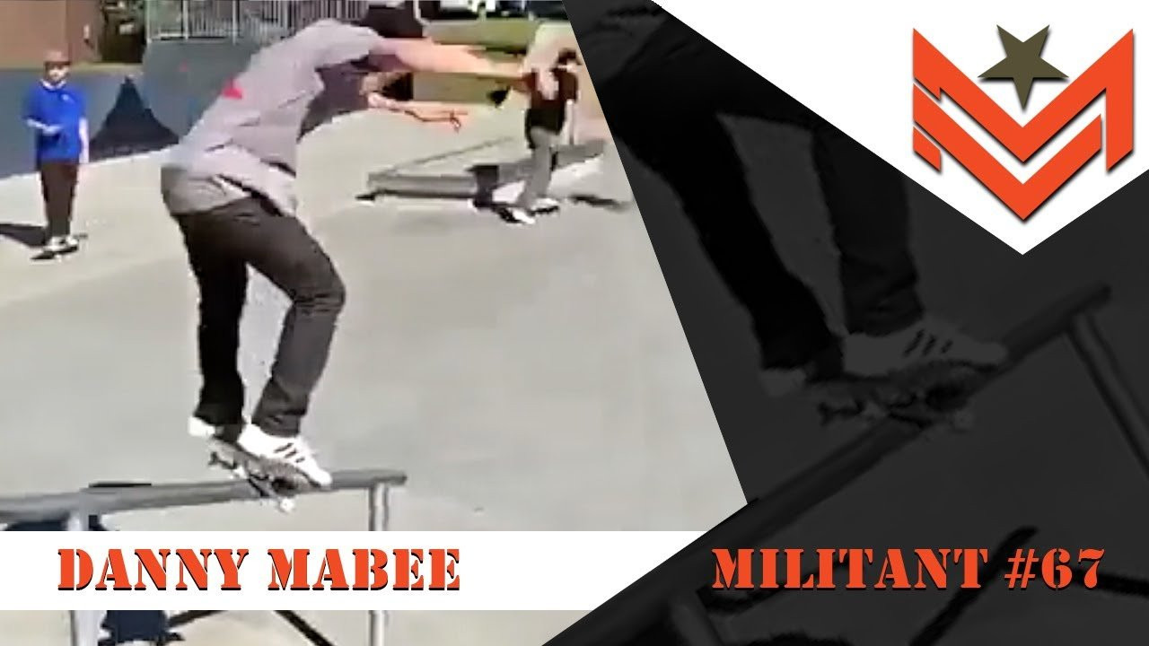 Hailing from the Minneapolis, Danny Mabee is New Official MILITANT #67! Danny rips and spreads the love of skating by helping with skate camps at 3rd Lair Skatepark. Danny is a young gun on the come up...check him out! #MILITANTCREW