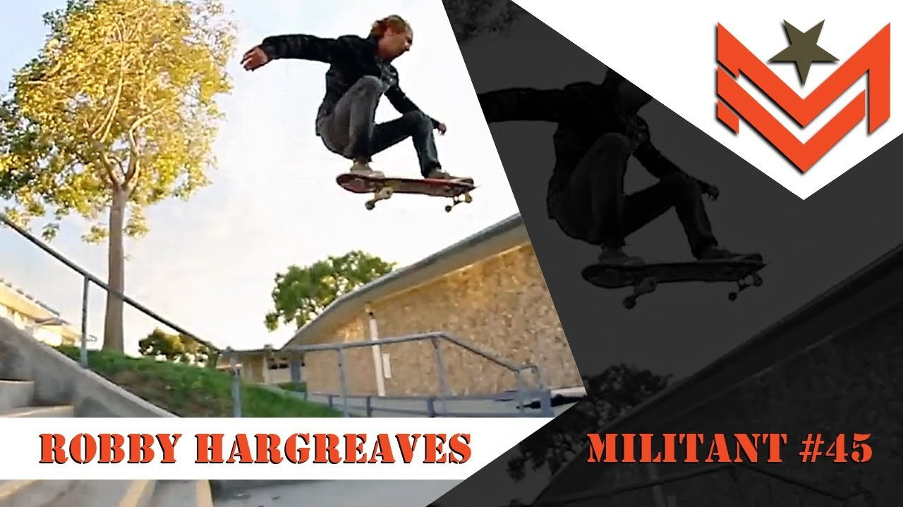 Robby Hargreaves has been stacking footage in the RAW and spreading the #officialmilitant word all over California. <br /><br />To get the latest Mini Logo product info and MILITANT Crew news, check out the website of any of these social media outlets:<br /><br />Web: http://minilogoskateboards.com/<br /><br />Facebook: https://www.facebook.com/minilogo<br /><br />Instagram: https://www.instagram.com/mini_logo/<br /><br />Twitter: https://twitter.com/minilogo