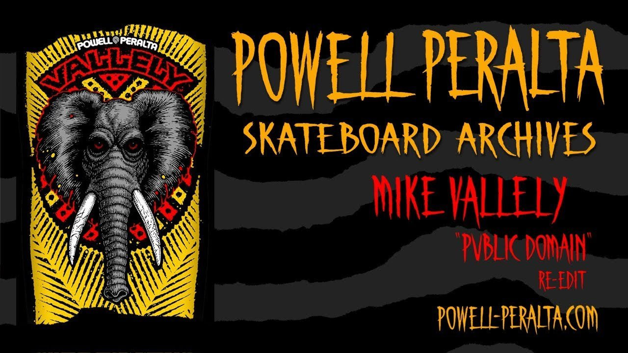 A re-edit of Mike Vallely's iconic skateboarding from Powell Peralta's skate Video "Public Domain" to coincide with the Re-release of Mike Vallely's elephant skate deck in it's original color way.