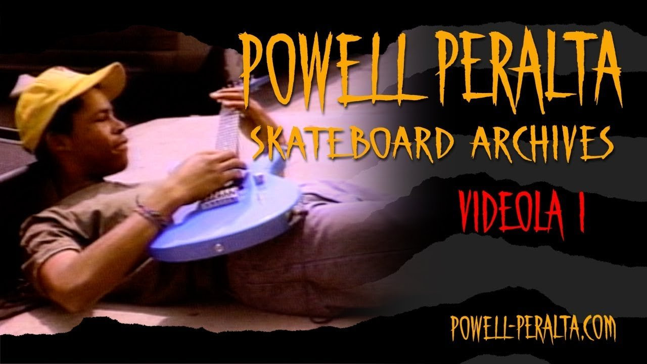 During the 80's Powell Peralta made many creative videos. Many of these videos played on loop at tradeshows and other events. Music video style montages of art and skateboarding. Videola is an example of this effort. One of three videos. Enjoy.
